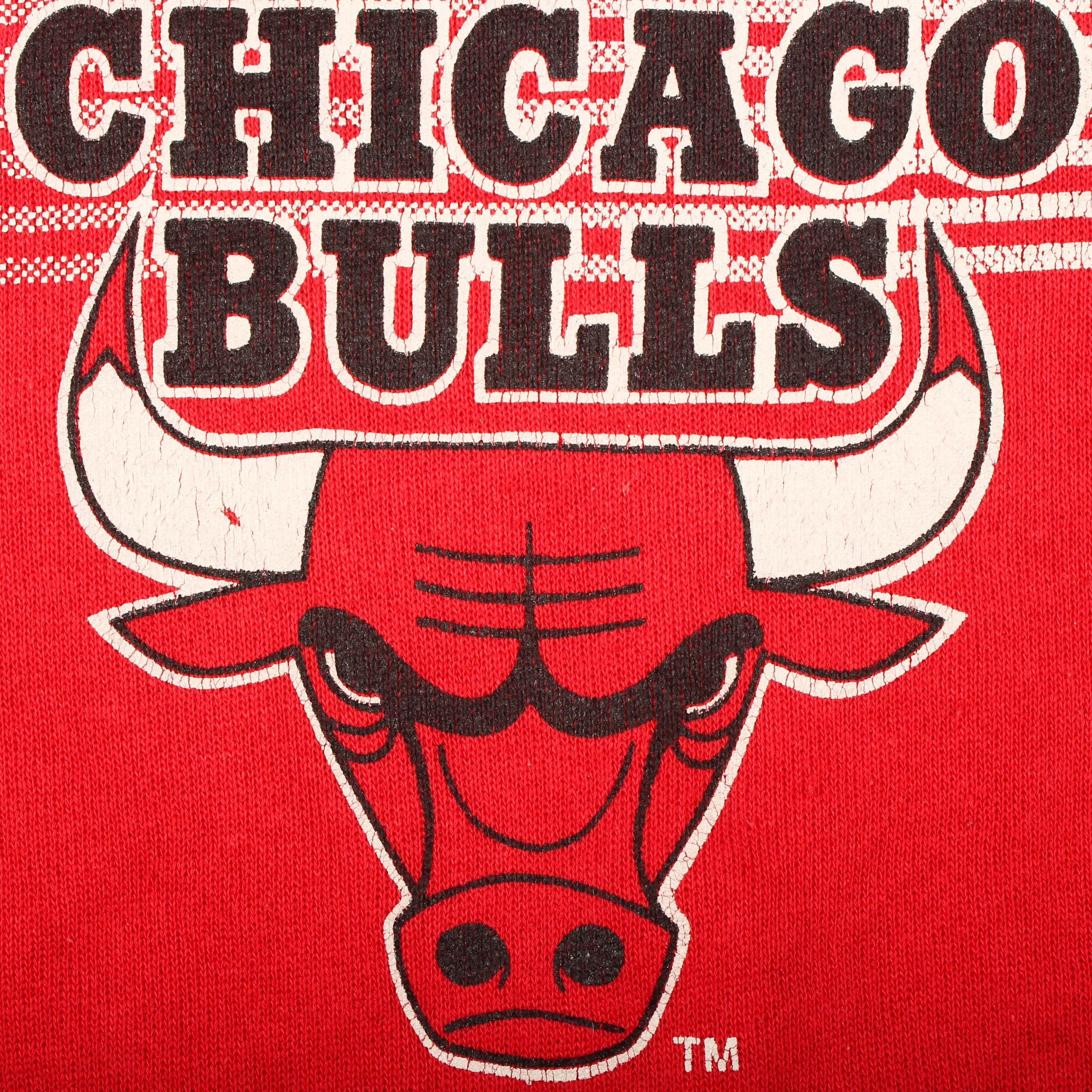 NBA Chicago Bulls Sweatshirt Red 90s NBA Basketball Size US L / EU 52-54 / 3 - 7 Thumbnail
