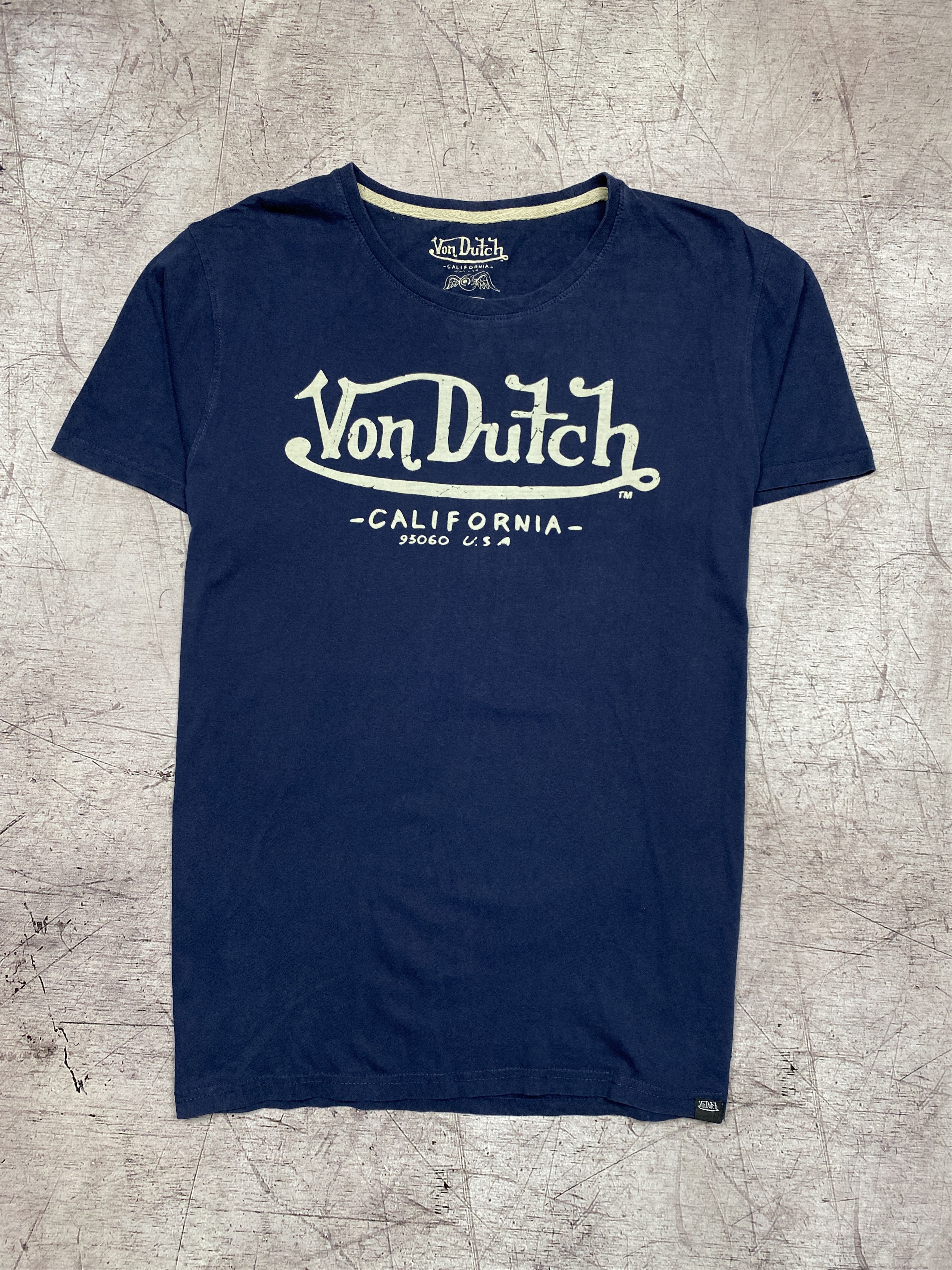 Vintage × Von Dutch Von Dutch Vintage Mens Crew Neck T-Shirt Size US XL / EU 56 / 4 - 1 Thumbnail