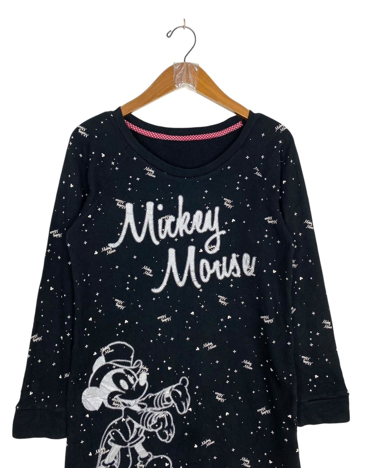 Mickey Mouse Rare‼️ Mickey Mouse Full Print Sweatshirt Size S / US 4 / IT 40 - 2 Thumbnail