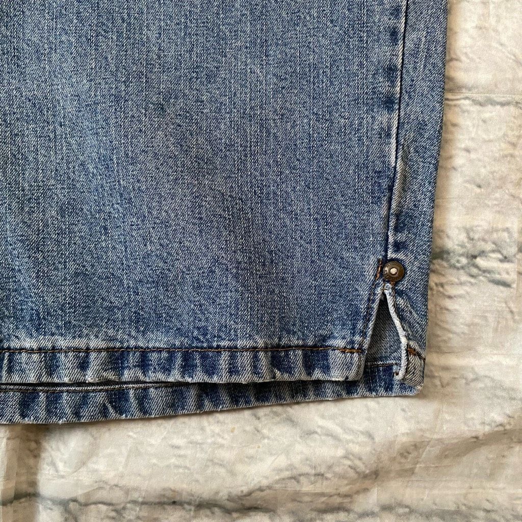 Lee Riders women 12 Bermuda classic blue jean shorts 100% cotton Size 34" / US 12 / IT 48 - 5 Thumbnail