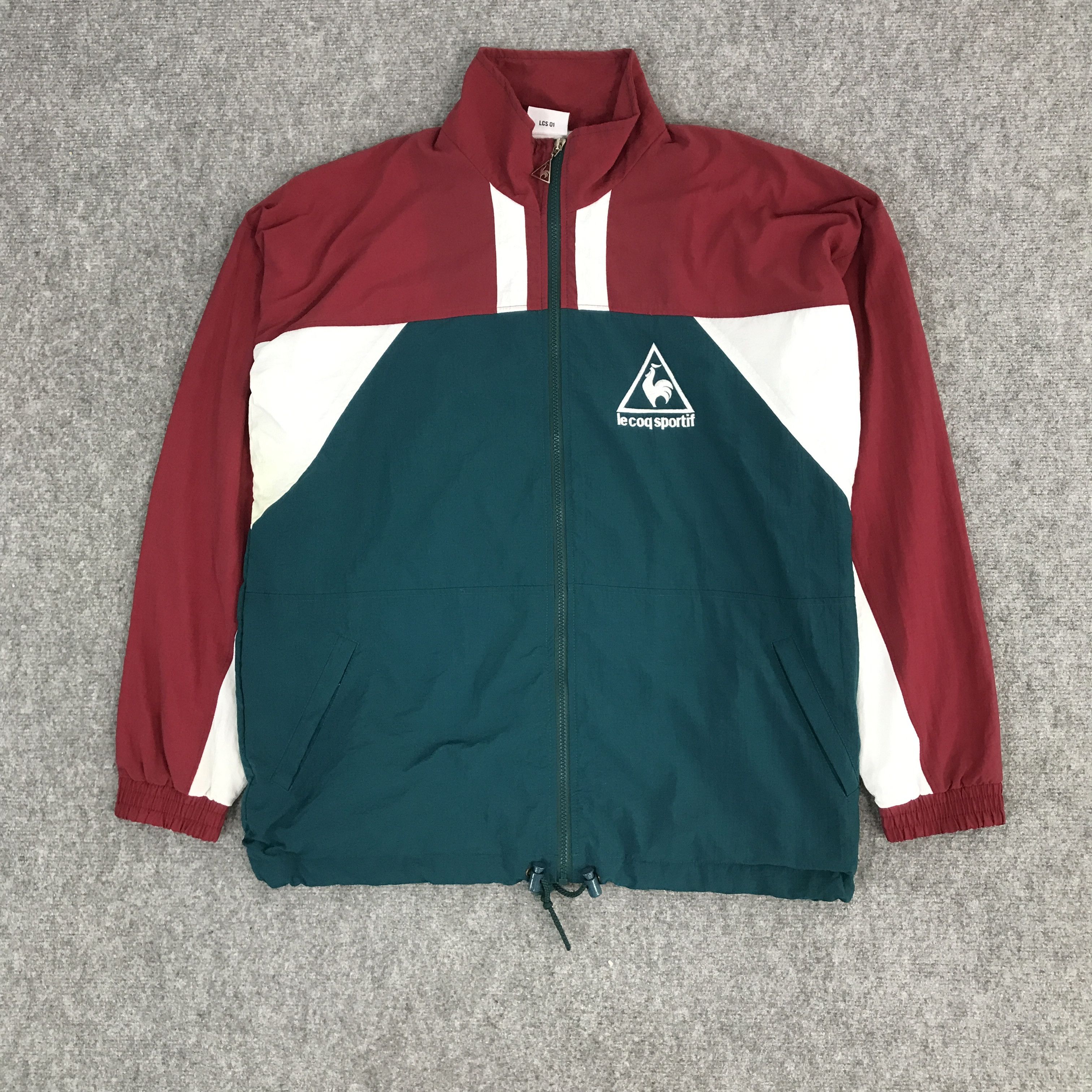 Le Coq Sportif × Vintage VTG LE COQ SPORTIF MULTICOLOU JACKET Size US L / EU 52-54 / 3 - 1 Thumbnail