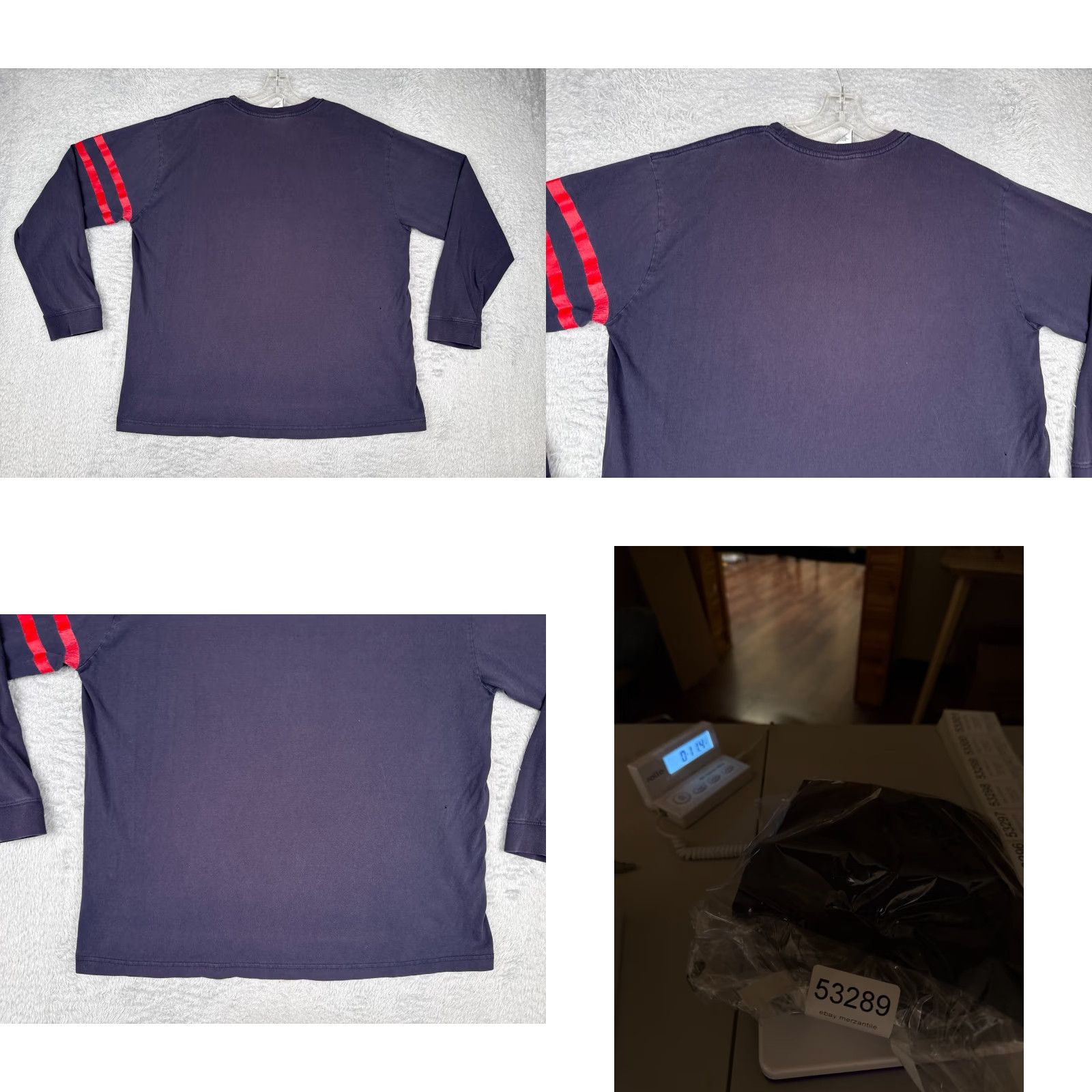 Tommy Hilfiger Tommy Hilfiger Jeans Shirt Adult XL Blue Long Sleeve Crew Cotton Size US XL / EU 56 / 4 - 9 Thumbnail