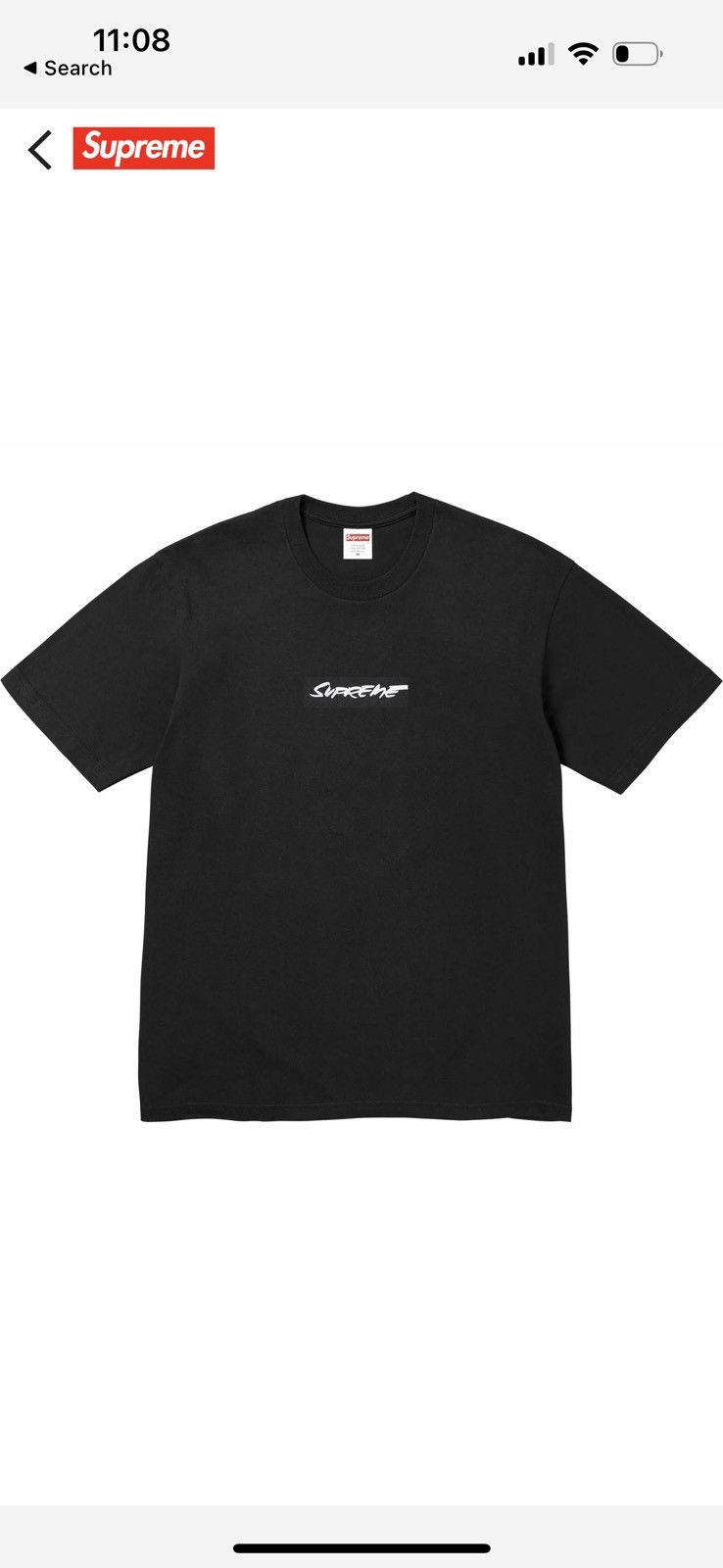 image of Futura Box Logo in Black, Men's (Size Medium)
