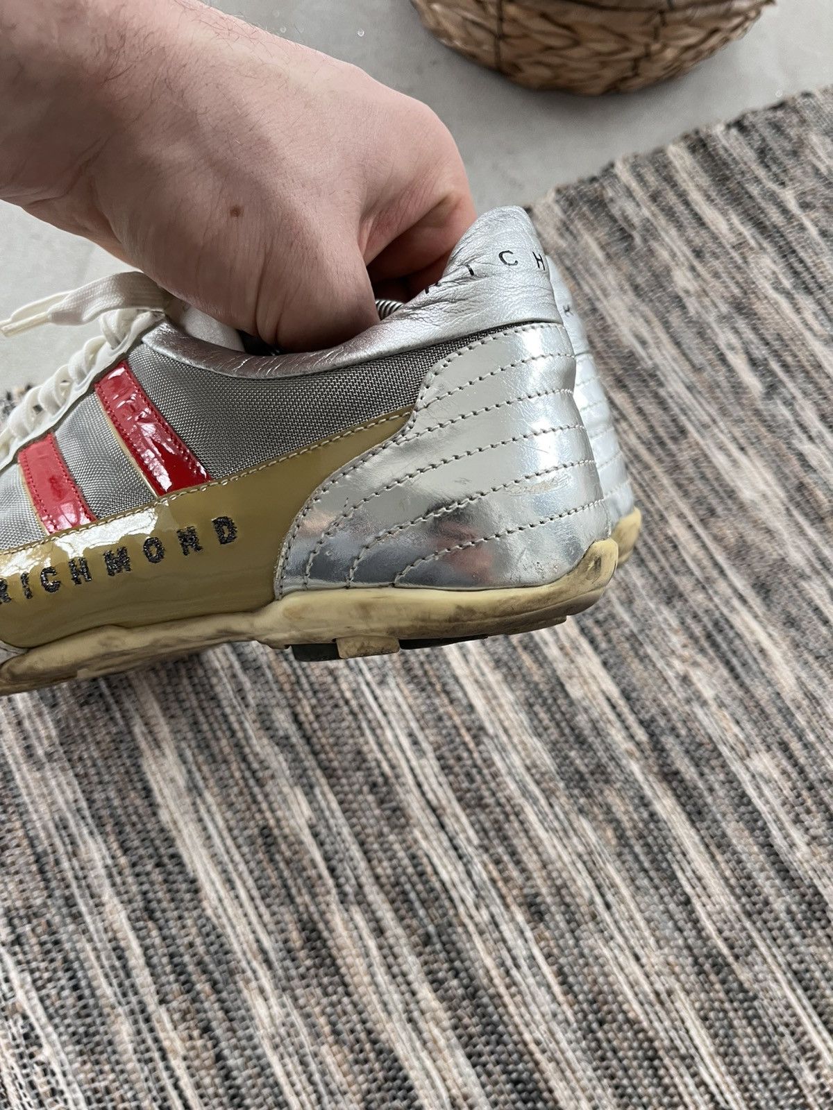 John Richmond Rare Vintage John Richmond White Leather Sportswear Sneakers Size US 9 / EU 42 - 15 Thumbnail