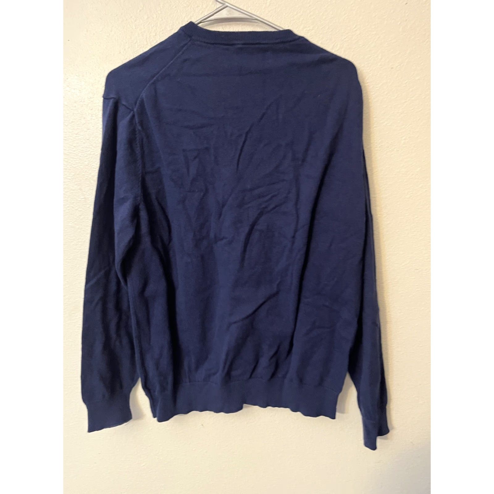 Chaps VINTAGE Chaps Sweater Long Sleeve V-Neck Size Large Blue Preowned Men Size US M / EU 48-50 / 2 - 3 Thumbnail
