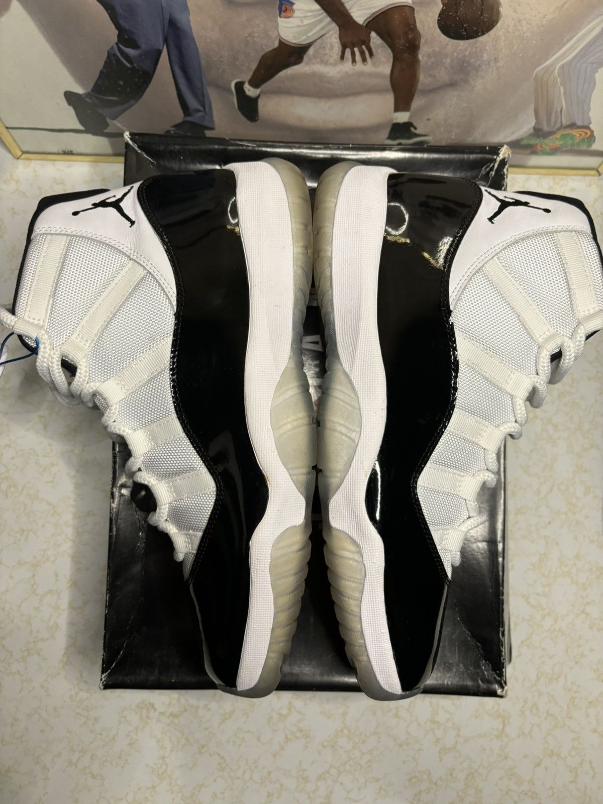 Jordan Brand Air Jordan 11 Retro 2018 Concord 2018 Size US 11 / EU 44 - 4 Thumbnail