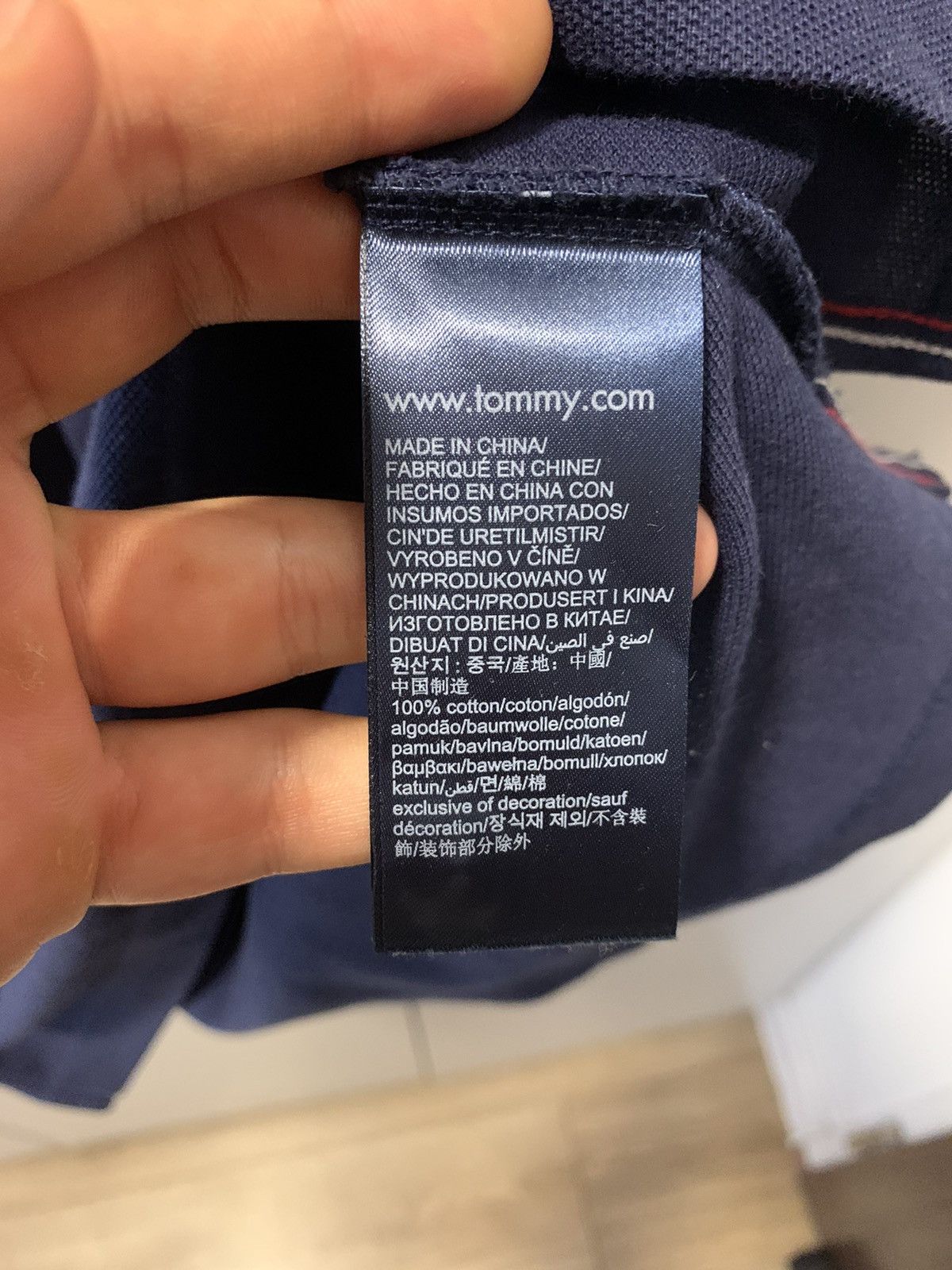 Tommy Hilfiger T-shirt Polo Tommy Hilfiger man Size US L / EU 52-54 / 3 - 5 Thumbnail
