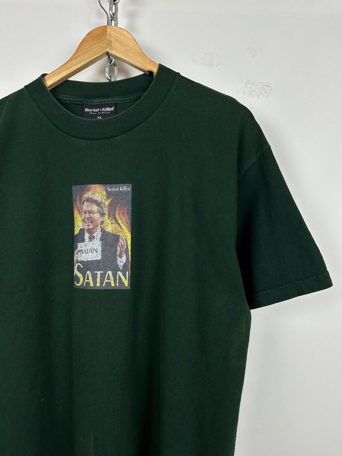 Vintage Vintage Serial Killer Satan Jerry Springer Skate T-Shirt Size US XL / EU 56 / 4 - 4 Thumbnail