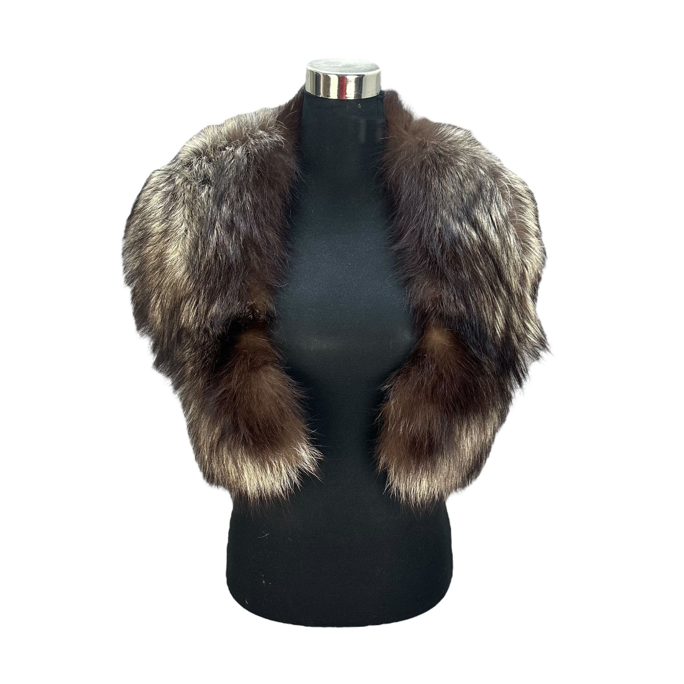 Sagafurs SAGA FOX TRIM BESATZ GARNITURE SHAWL COLLAR WRAP #8941-041 Size ONE SIZE - 2 Thumbnail