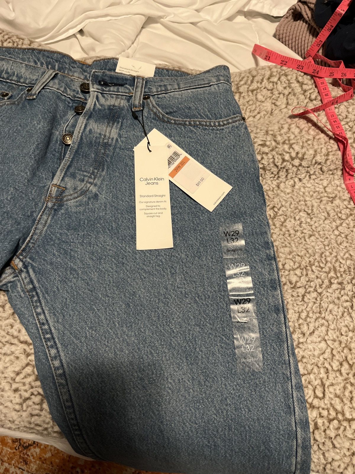 Calvin Klein Calvin Klein straight fit jeans Size US 29 - 3 Thumbnail