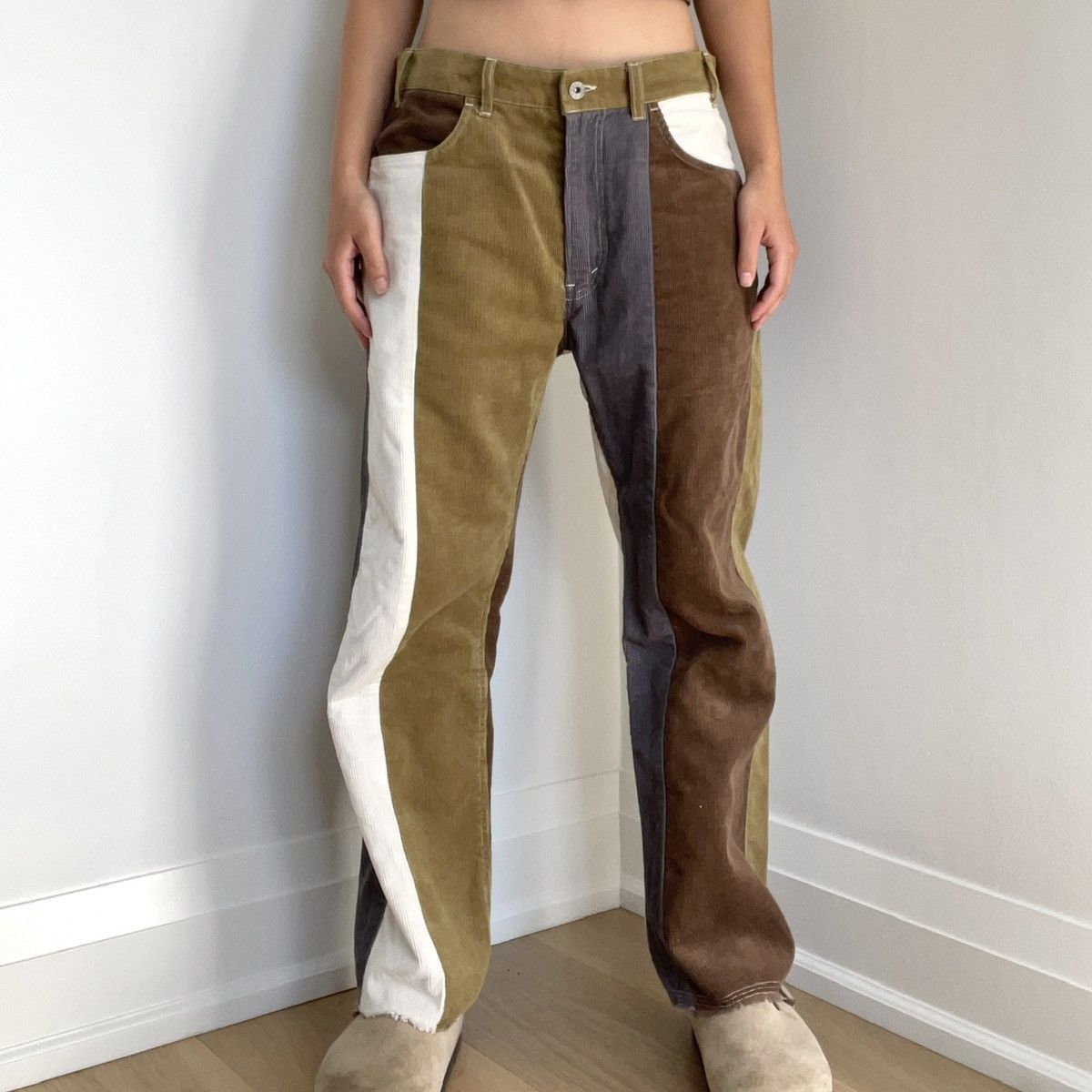 Needles AiE New York Panelled Corduroy Pants Size US 32 / EU 48 - 1 Thumbnail