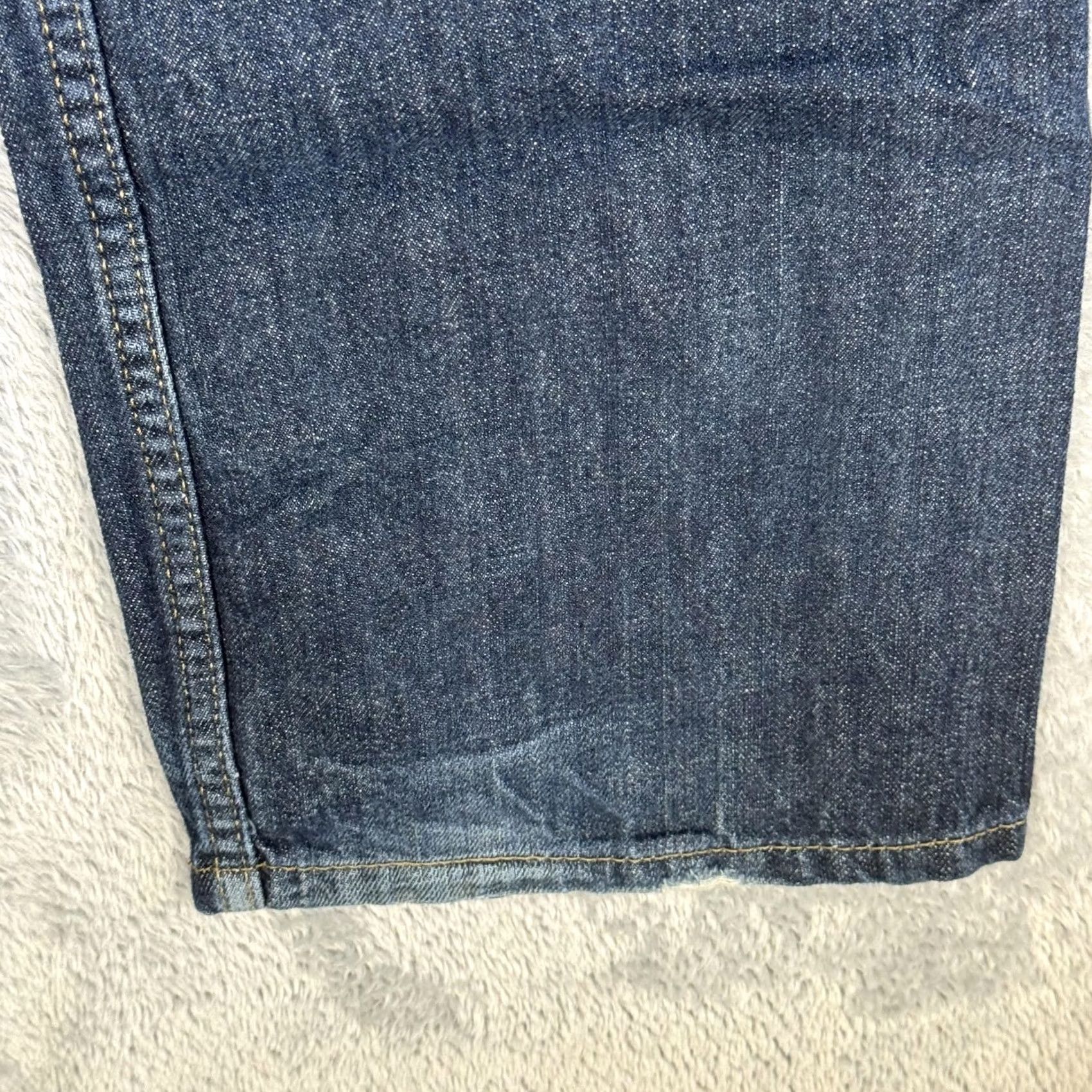 Levi's Levi's 514 Jeans Mens 36x32 Blue Straight Regular Mid Rise Denim 5-Pocket Zipper Button Cord Logo Size US 36 / EU 52 - 4 Thumbnail