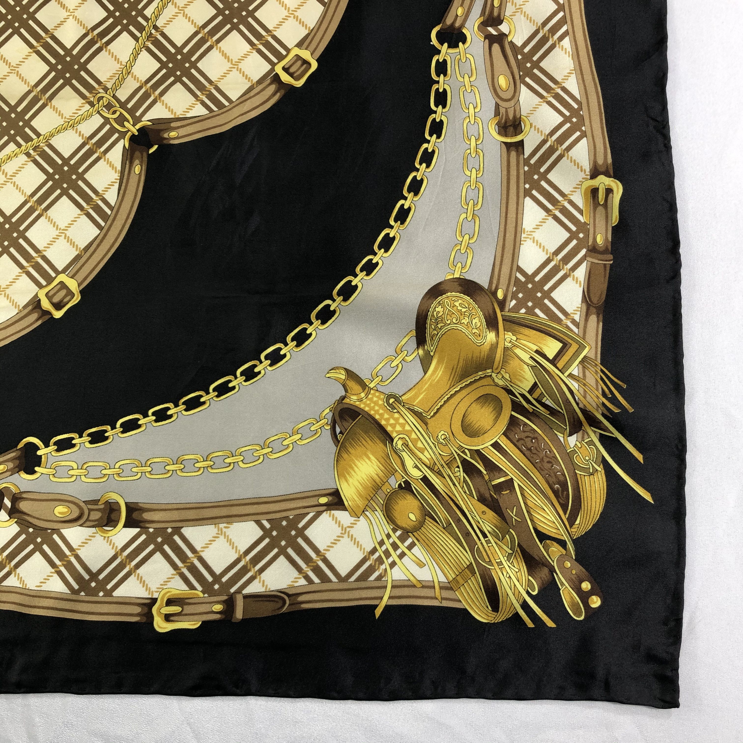 Vintage Vintage Silk Scarf Size ONE SIZE - 3 Thumbnail