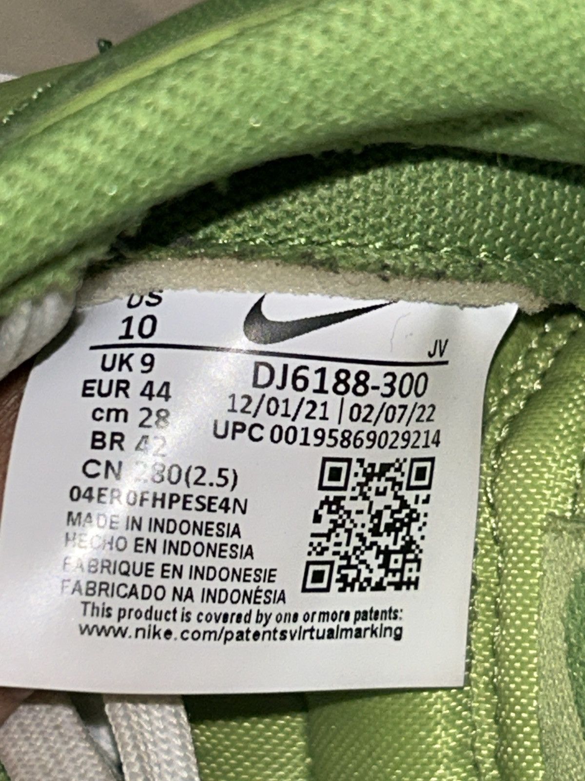 Nike Low Nike Dunks Chlorophyll Size US 10 / EU 43 - 6 Thumbnail
