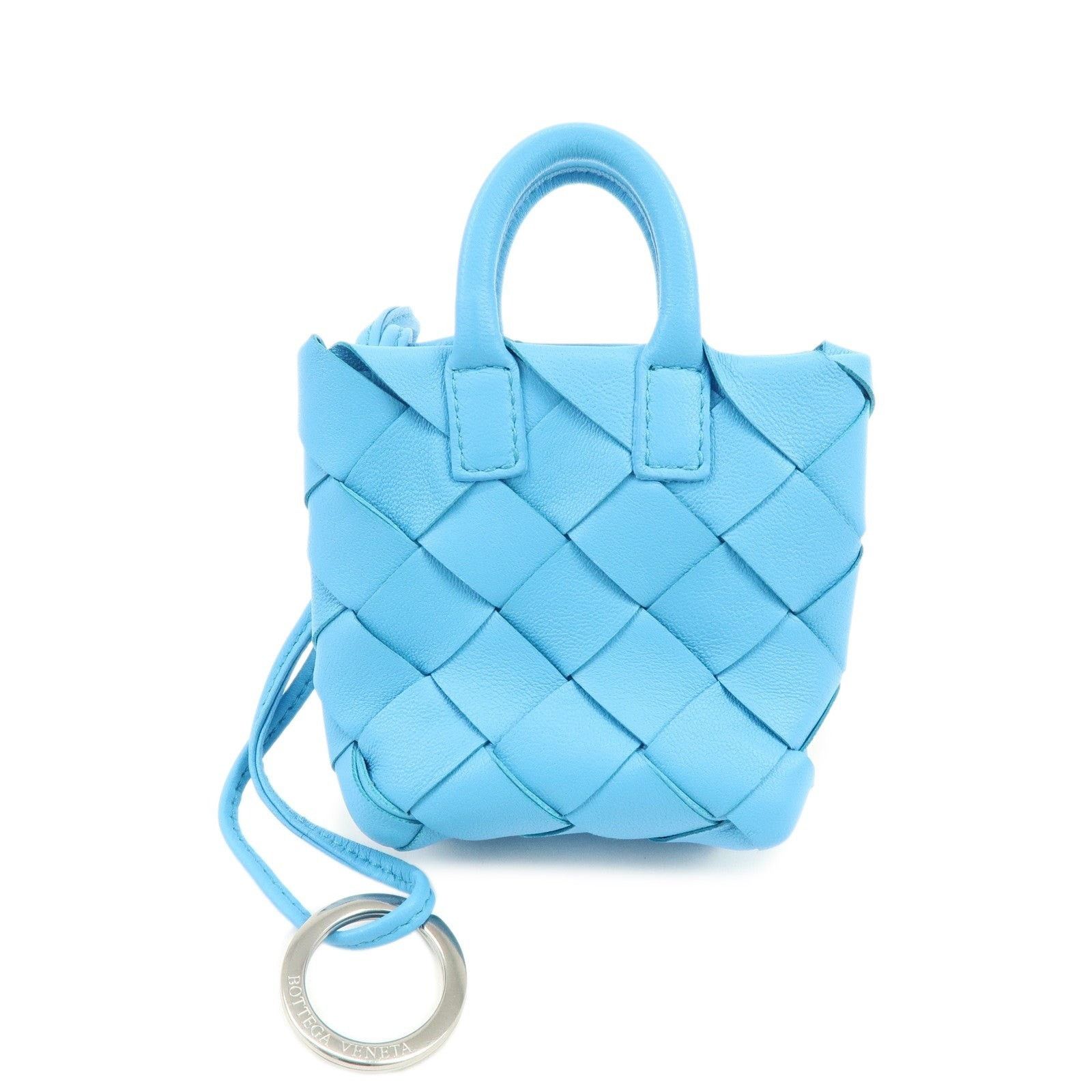 Bottega Veneta Bottega Veneta Intrecciato Nappa Leather Bag Charm Light Size ONE SIZE - 1 Thumbnail