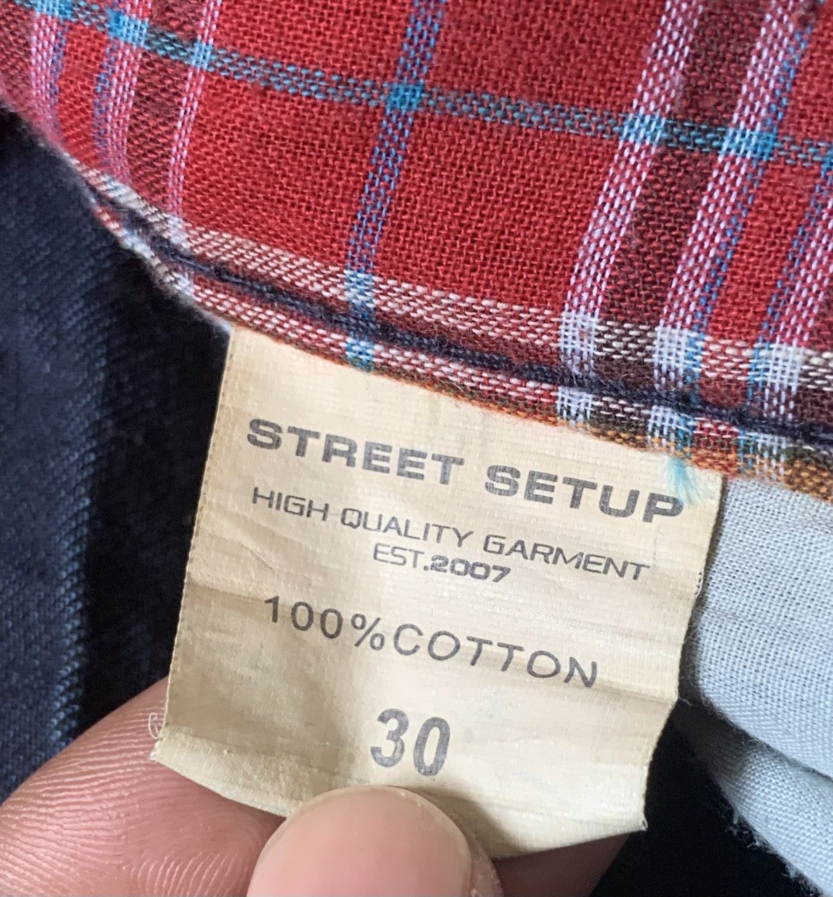 Japanese Brand Street Setup est 2007 Mud Wash Denim Jeans Pants Size US 30 / EU 46 - 19 Thumbnail