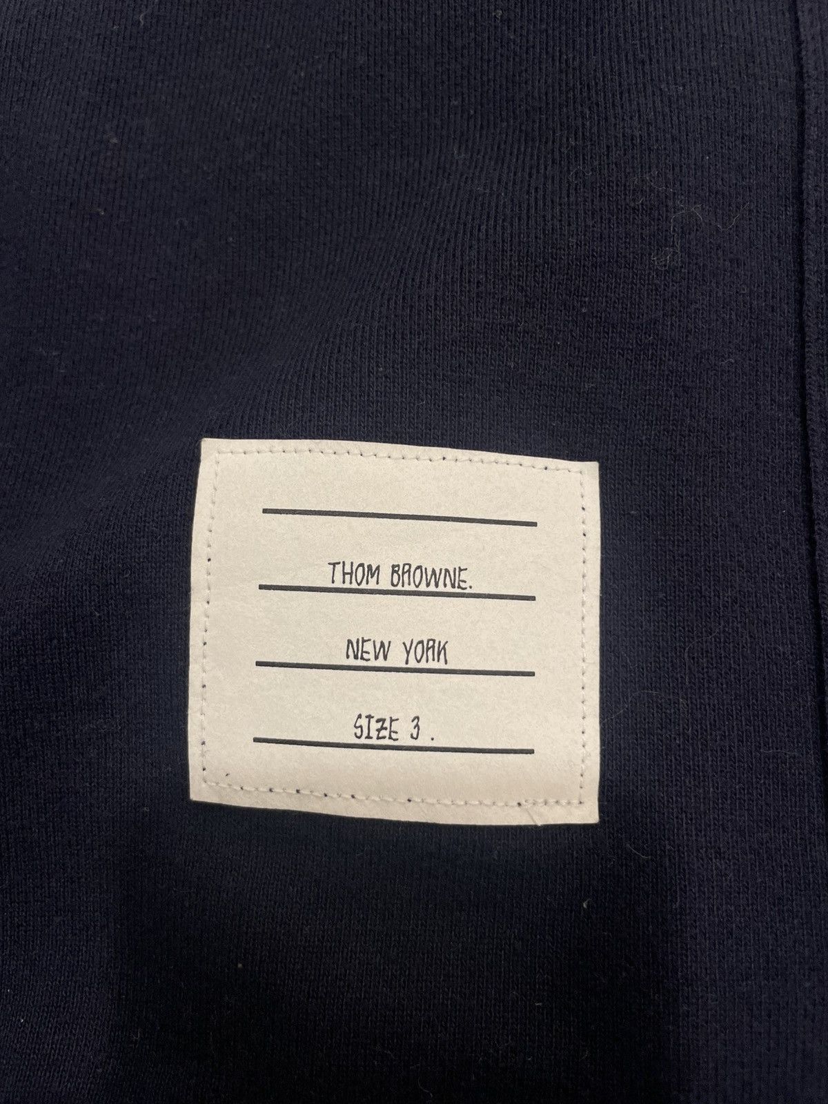 Thom Browne Thom Browne Classic Loopback 4-Bar Sweatshirt Size US M / EU 48-50 / 2 - 7 Thumbnail
