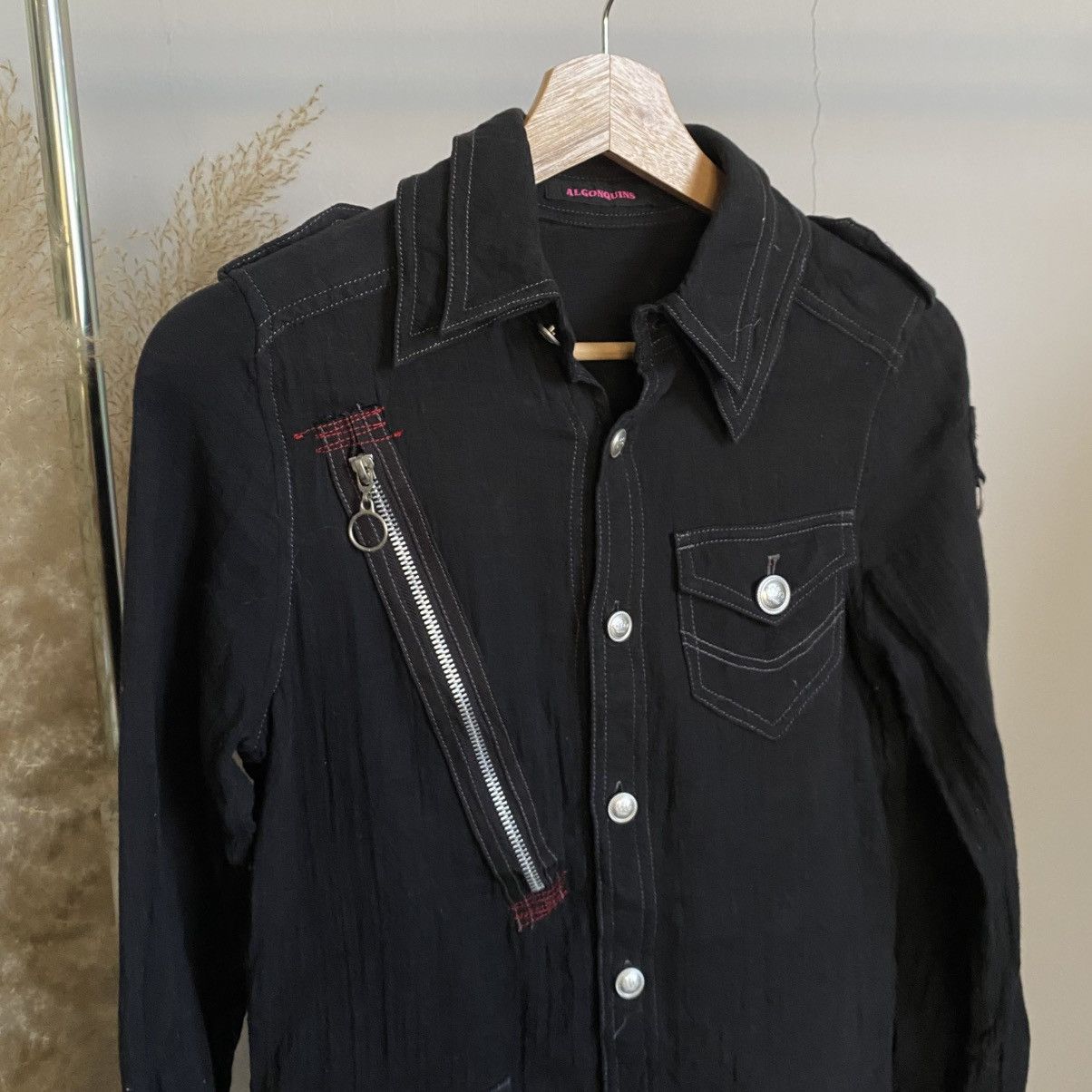 Japanese Brand Vintage Punk algonquins button up japan Size S / US 4 / IT 40 - 11 Thumbnail