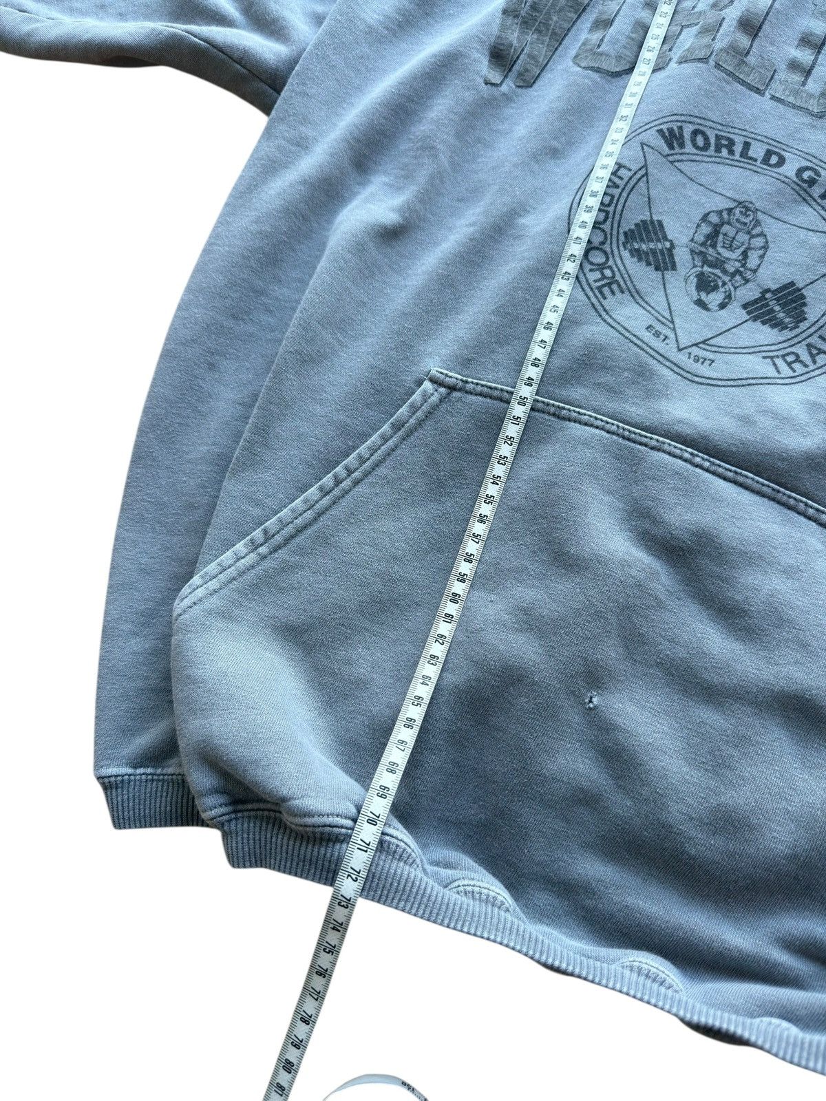 Vintage *RARE* VINTAGE WORLD GYM GORILLA ARNOLD FADED BOXY HOODIE Size US XL / EU 56 / 4 - 12 Thumbnail