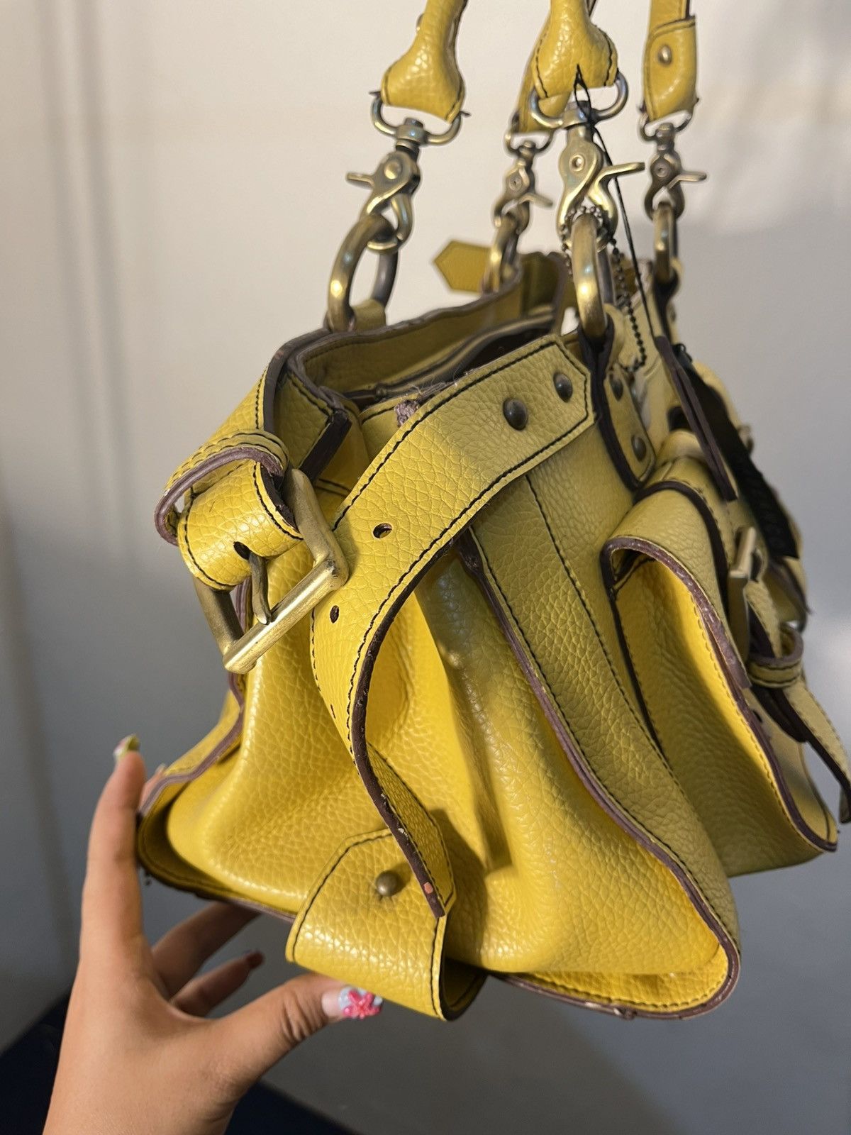 Japanese Brand Leather buckle bag Size ONE SIZE - 10 Thumbnail