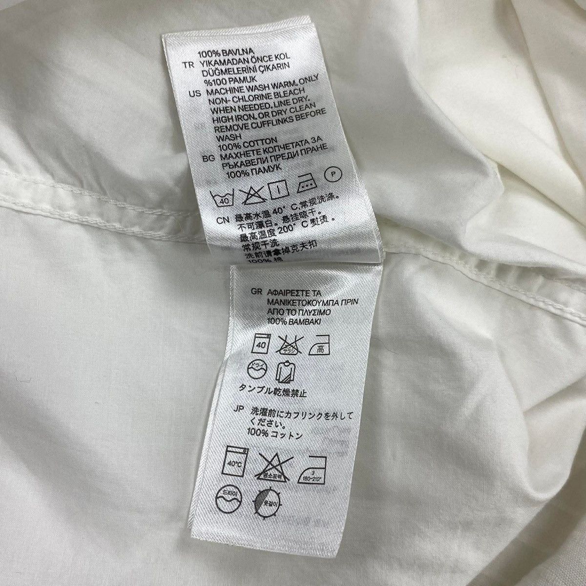 H&M × Maison Margiela FW2012 Reconstructed Mixed Panels Shirt Size US S / EU 44-46 / 1 - 9 Thumbnail