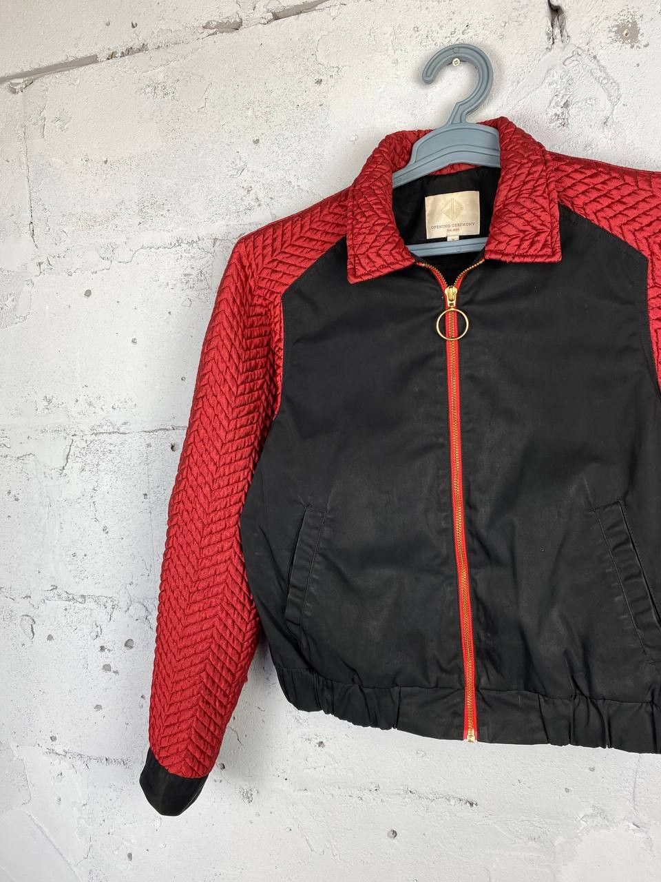 Opening Ceremony Opening Ceremony Satin Bomber Jacket Varsity Cropped Size US S / EU 44-46 / 1 - 1 Thumbnail
