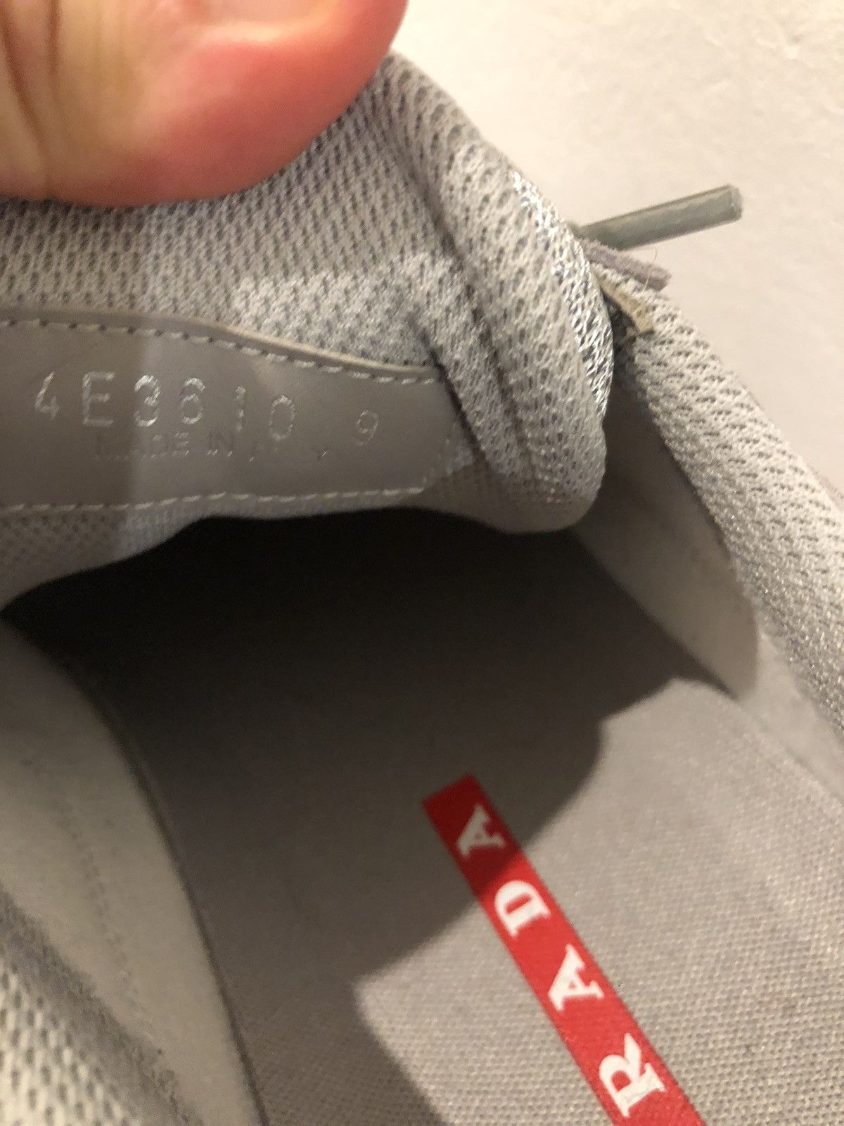 Prada Grey Prada Sneakers for Luna Rossa Size US 9 / EU 42 - 8 Thumbnail