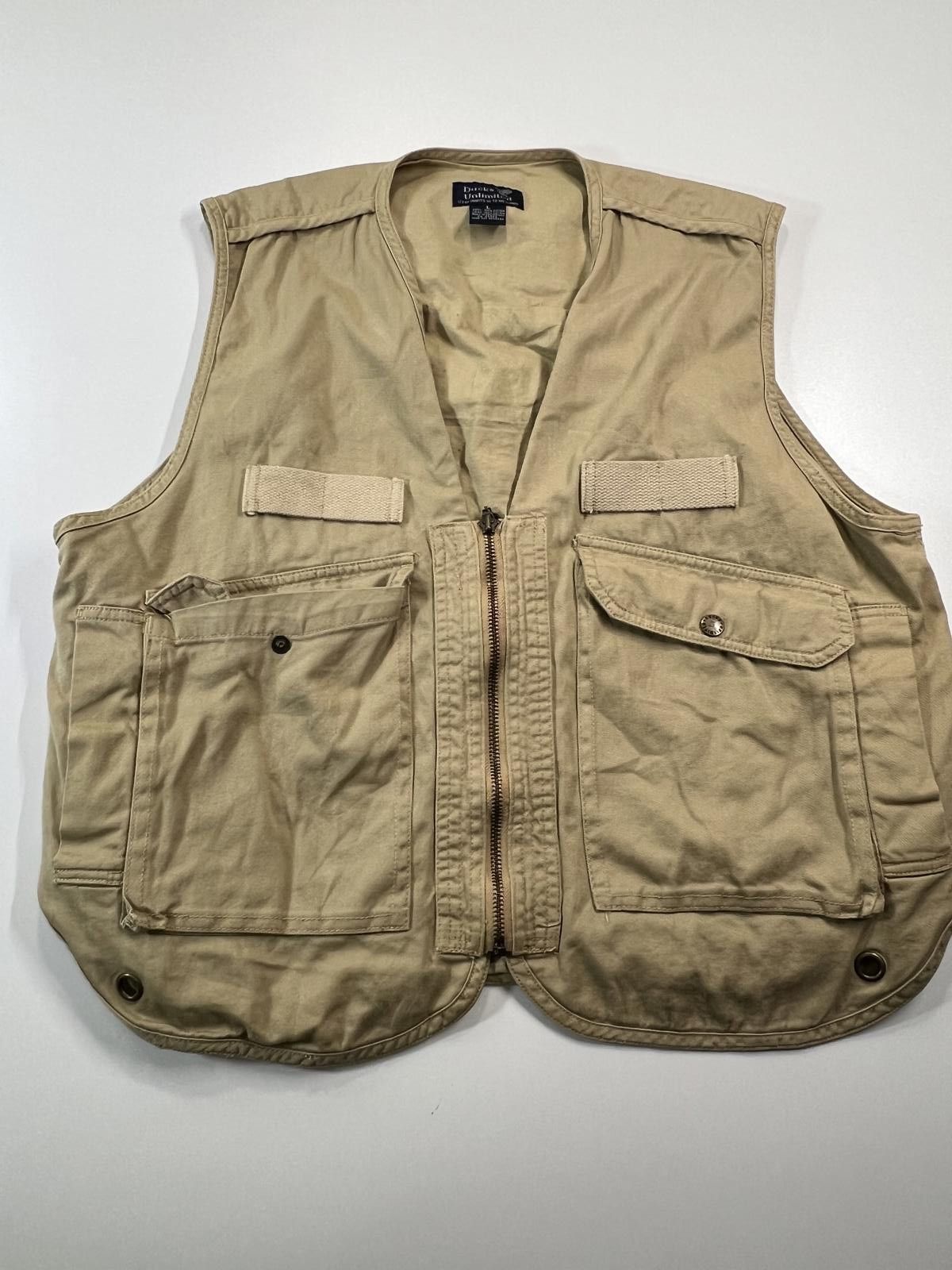 Other Ducks Unlimited Khaki Utility Vest Small Size ONE SIZE - 1 Thumbnail