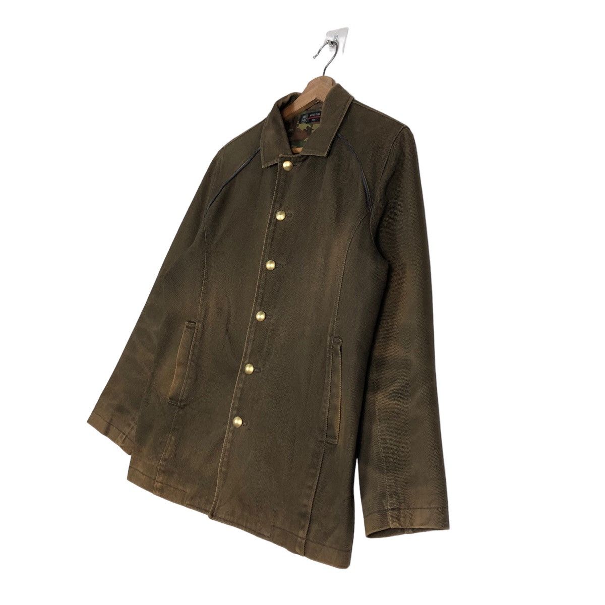 Japanese Brand Vtg Chore Work Jacket Michel Klein Homme Paris Issey Miyake Size US M / EU 48-50 / 2 - 2 Thumbnail