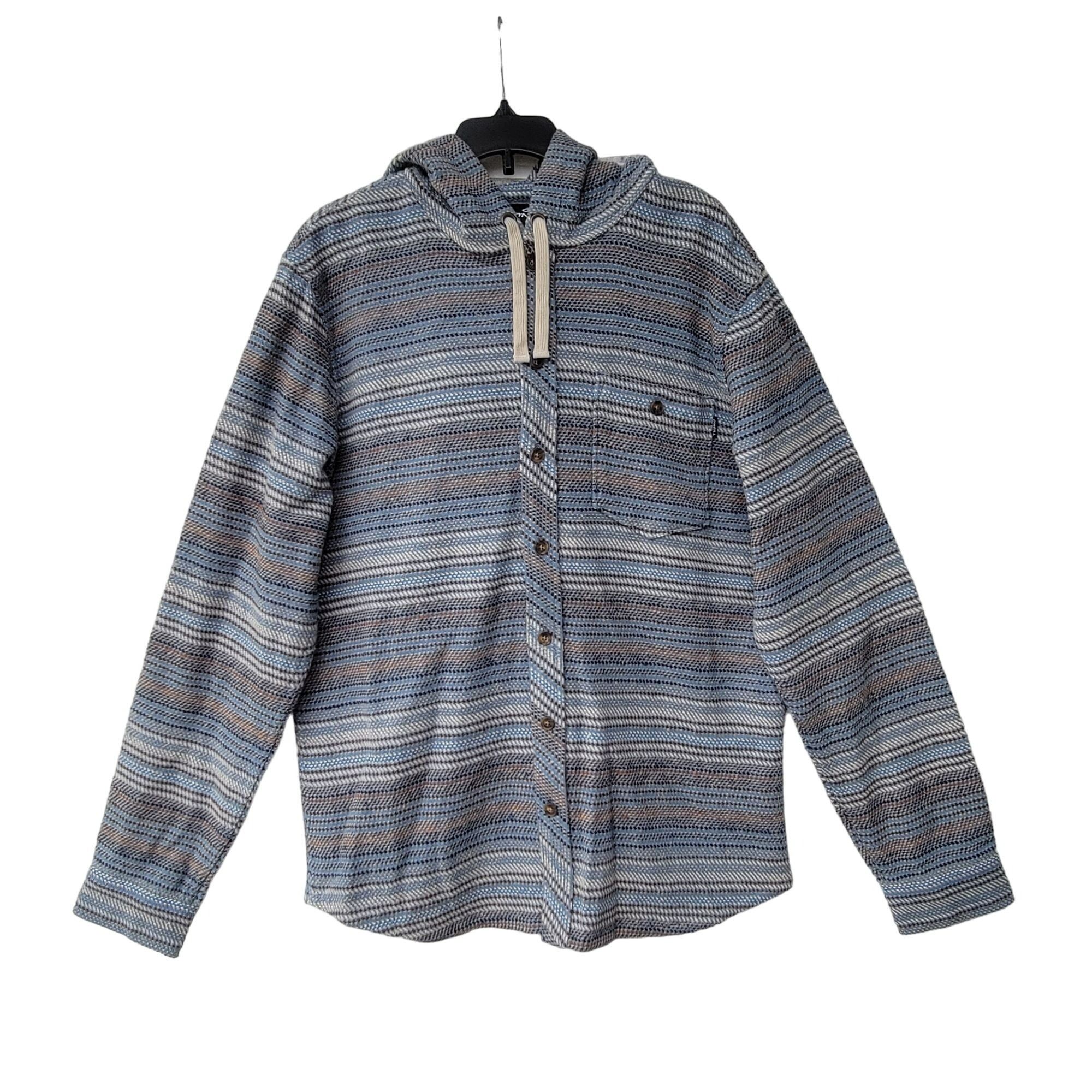 O'Neill ⭐O'Neil Size S Men's Hoodie Jacket stripped button up Blue C Size US S / EU 44-46 / 1 - 1 Thumbnail