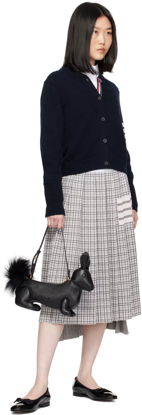 Thom Browne o1s22i1n0924 Size: OS / Fur Handbag With Chain in Black Size ONE SIZE - 4 Thumbnail