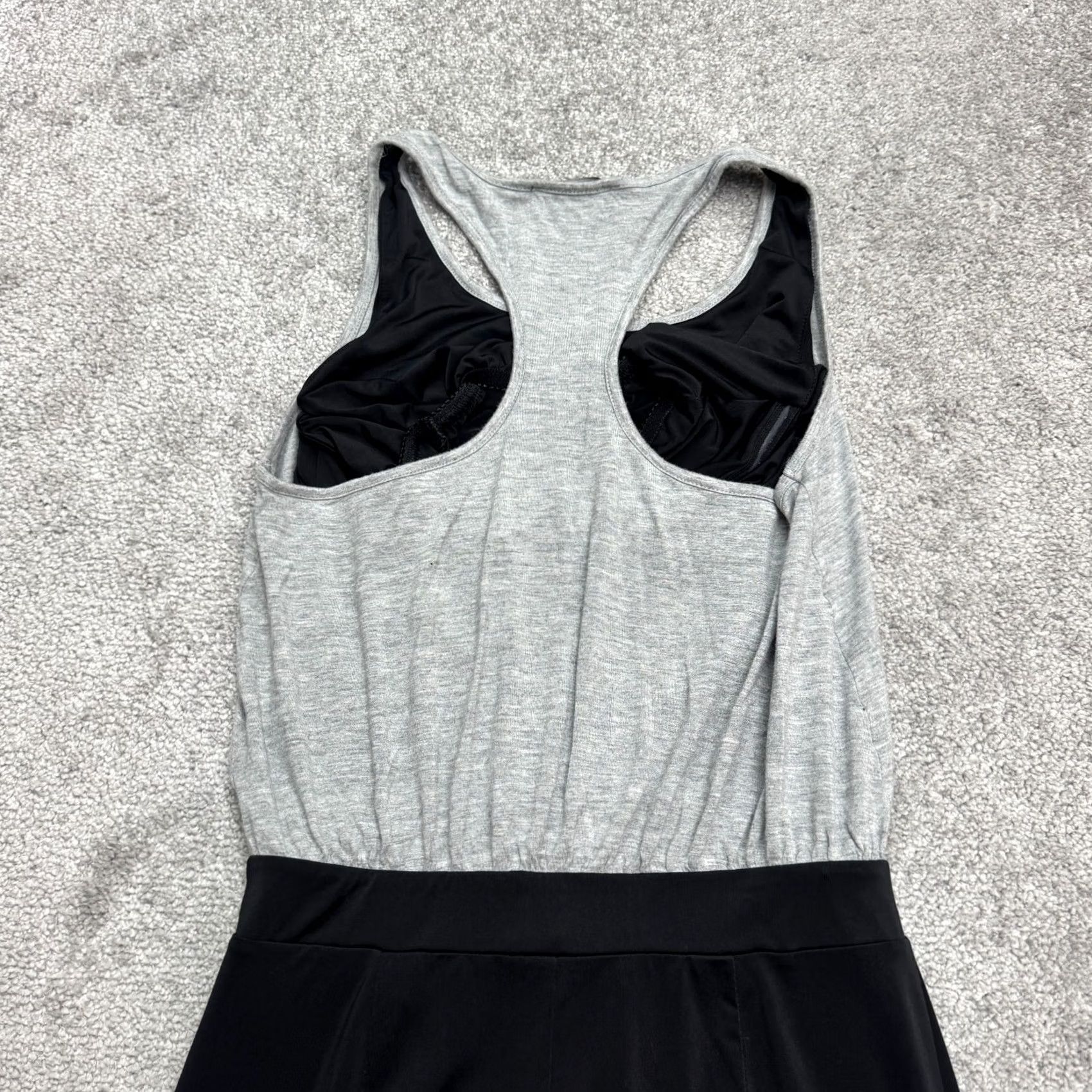 Armani Exchange Armani Exchange Colorblock Racerback Mini Dress Womens Small Gray Black Casual Size S / US 4 / IT 40 - 4 Thumbnail