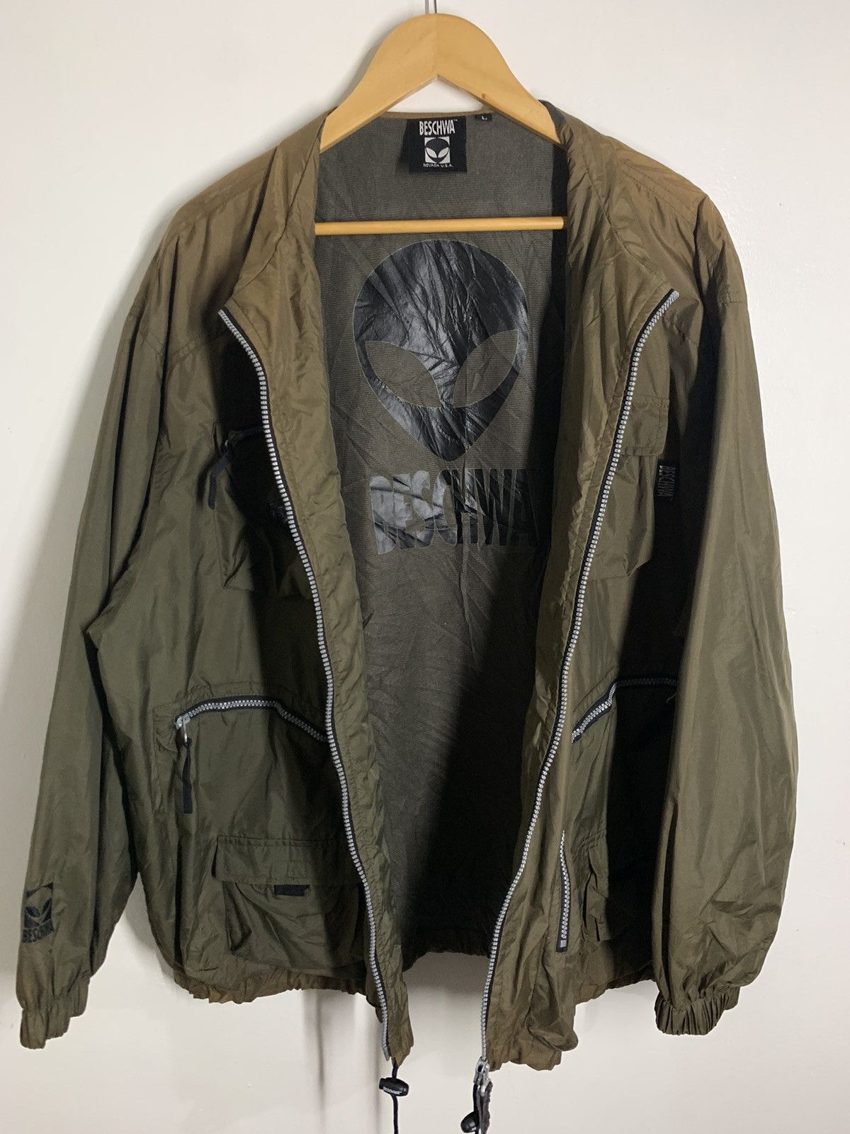 Alien Workshop × Vintage Vintage BESCHWA light zipper skateboarding style Size US L / EU 52-54 / 3 - 1 Thumbnail