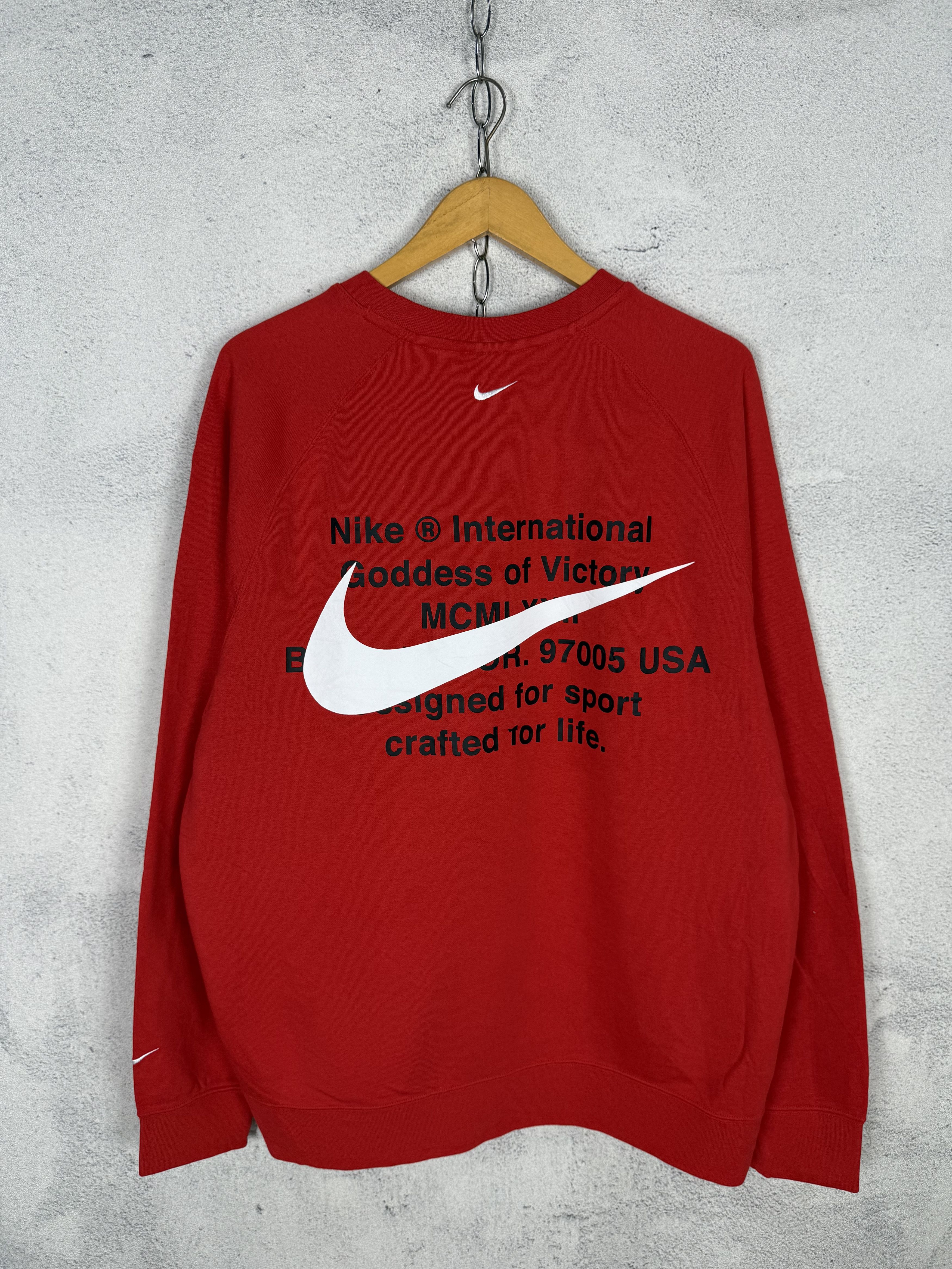 Nike Nike Swoosh Sweatshirt Crewneck Size US XXL / EU 58 / 5 - 1 Thumbnail