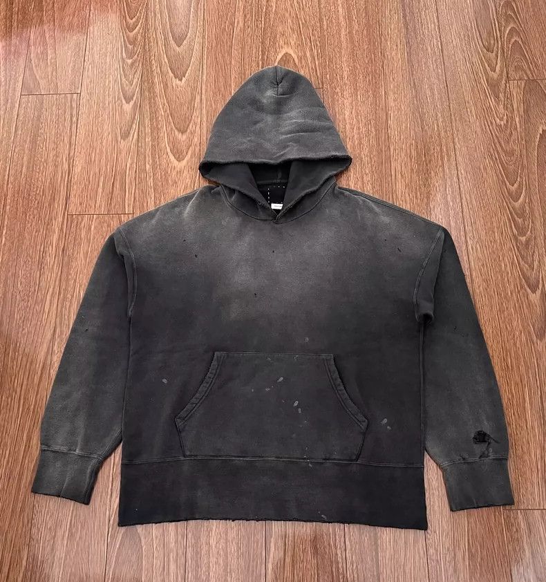 Visvim VISVIM Court Hoodie with Distressed Design Size US L / EU 52-54 / 3 - 1 Thumbnail
