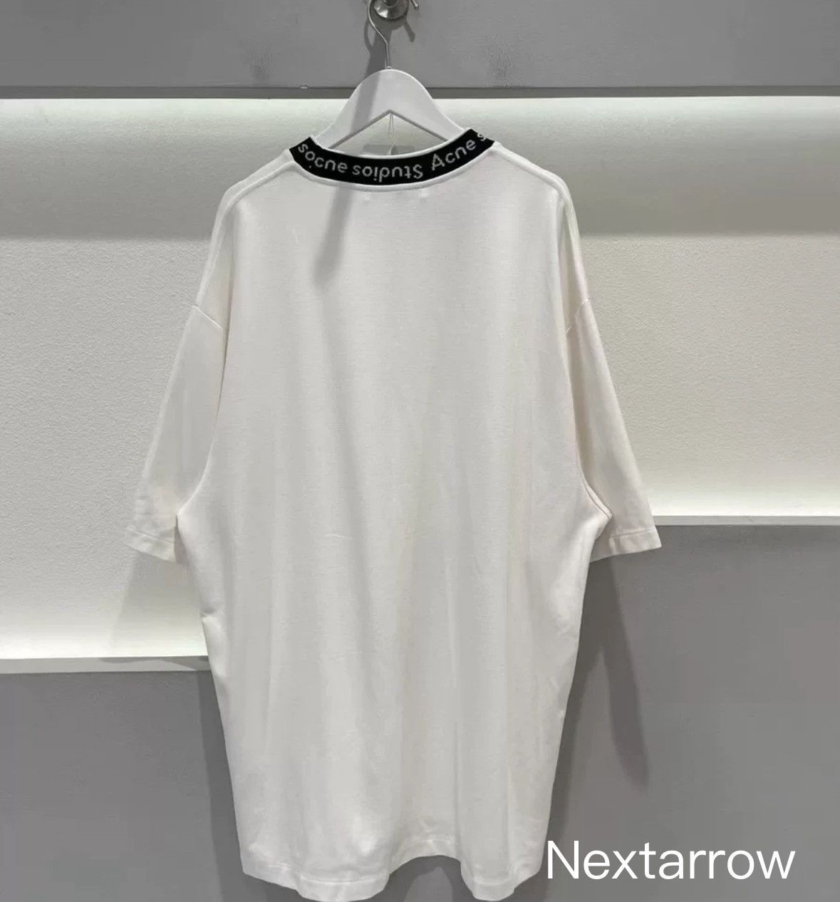 Acne Studios Acne studios collar logo semi high neck short sleeved shirt Size US L / EU 52-54 / 3 - 2 Thumbnail