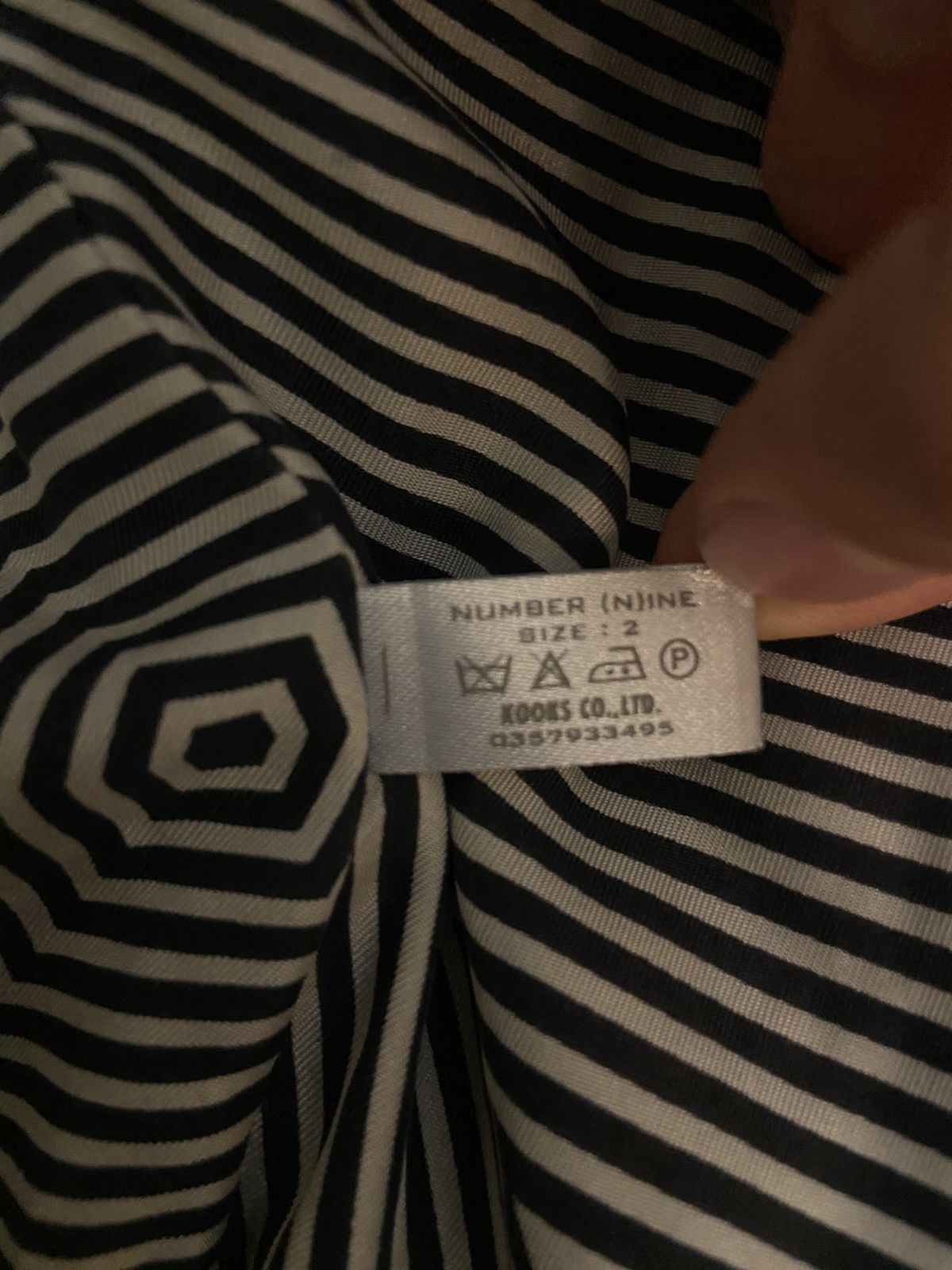 Number (N)ine AW01 "Standards" corduroy cardigan Size US S / EU 44-46 / 1 - 4 Thumbnail