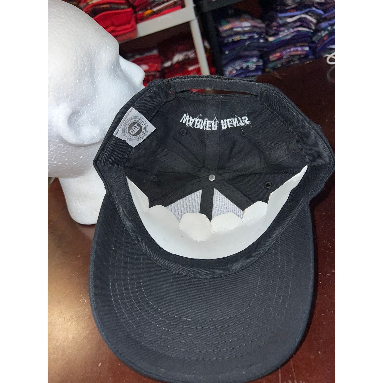 Catalina Vintage Cat Hat Caterpillar Wagner Rents Black Headwear Size ONE SIZE - 6 Thumbnail