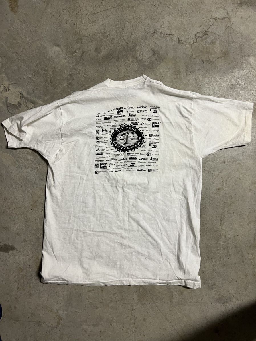 Fruit Of The Loom × Vintage Vintage 90s Single Stitch Walk Out On Crime tee Size US XXL / EU 58 / 5 - 3 Thumbnail