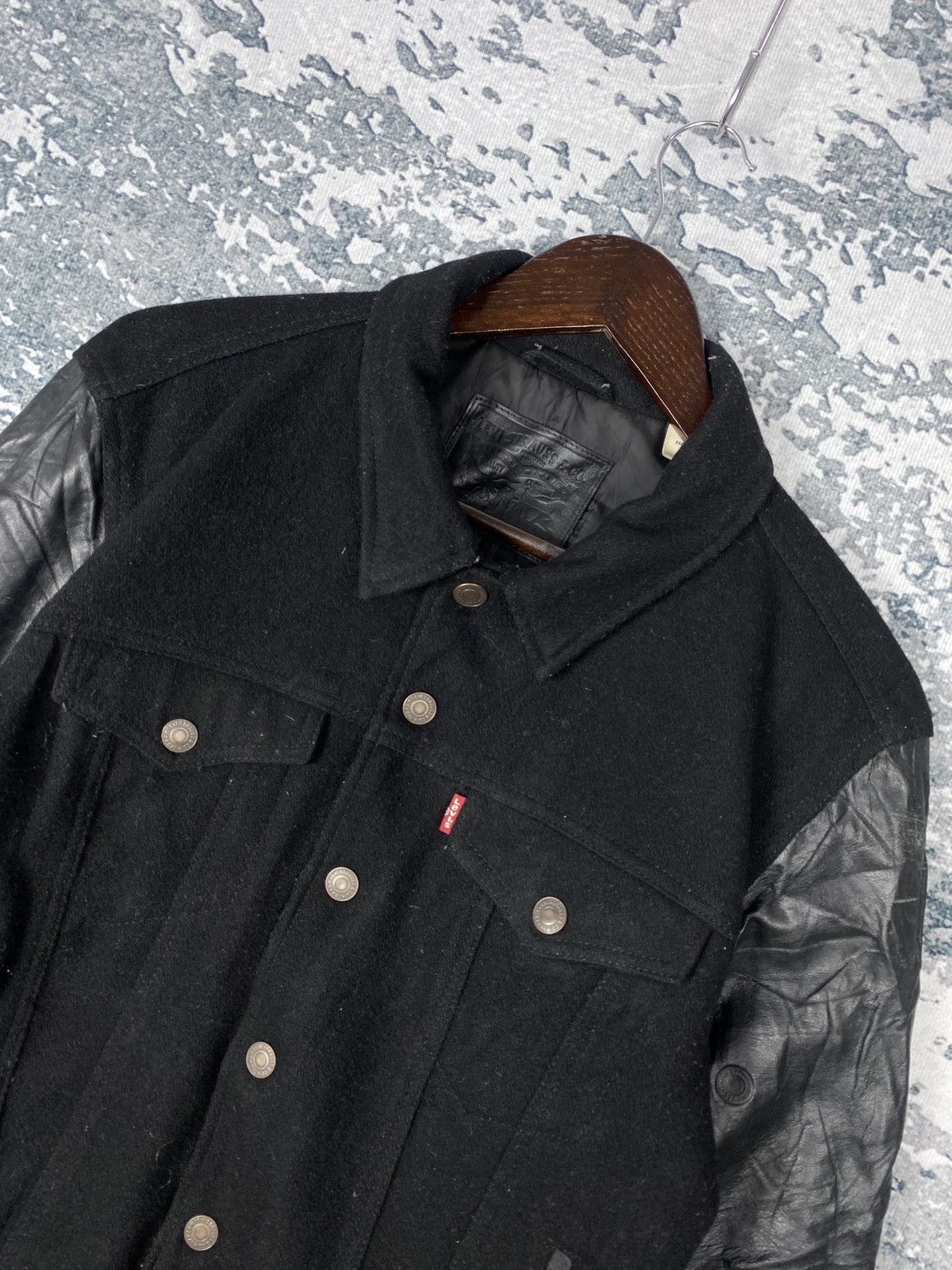 Vintage Levi's Sleeve Leather Varsity Jacket