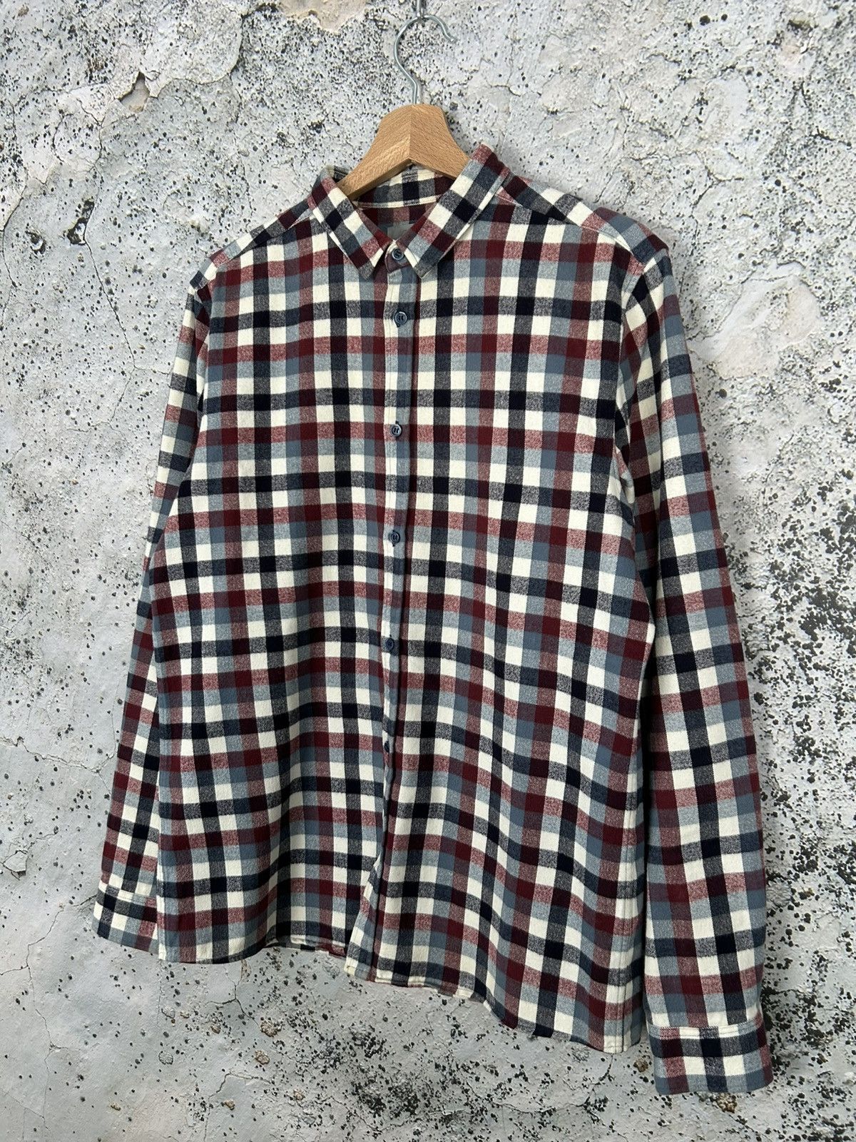 Cos × Designer COS Checkered Tartan Shirt Scandi Minimalist Designer Size US M / EU 48-50 / 2 - 2 Thumbnail