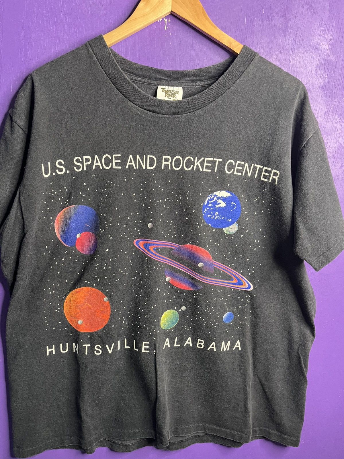 Vintage Vintage 90s Alabama space and rocket center t-shirt Size US L / EU 52-54 / 3 - 3 Thumbnail