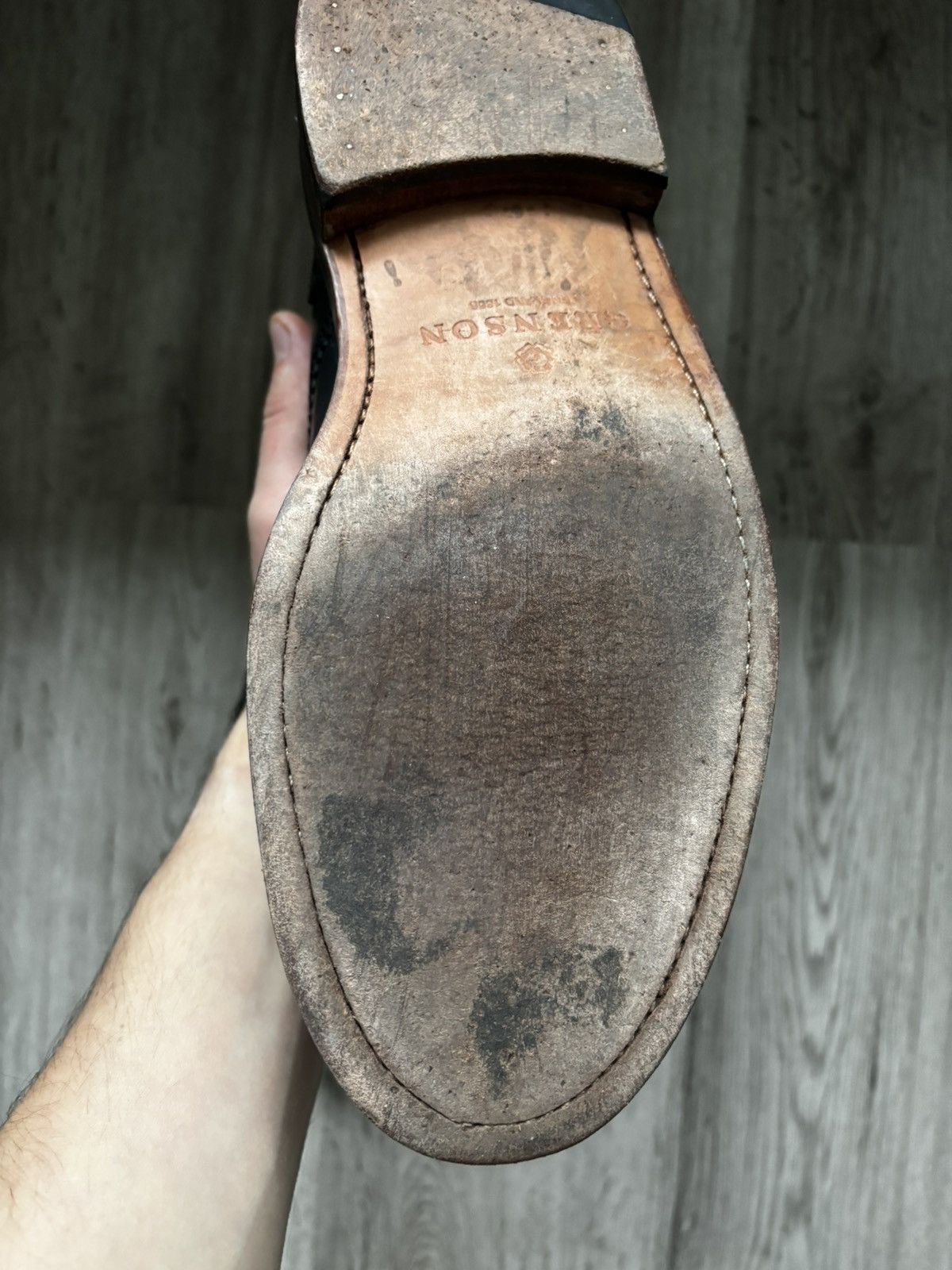 Grenson Grenson Archie Leather Brogue Tan UK 9 Size US 10 / EU 43 - 14 Thumbnail