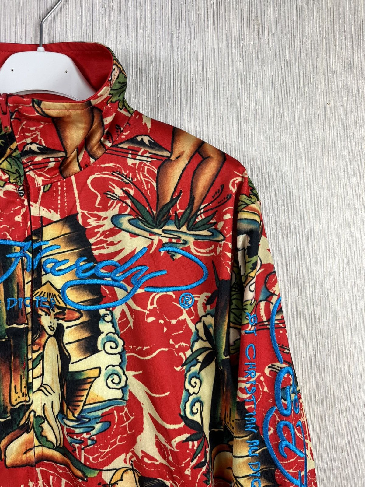 Ed Hardy Vintage Ed Hardy Christian Audigier zip y2k hoodie sexy girl Size US M / EU 48-50 / 2 - 3 Thumbnail