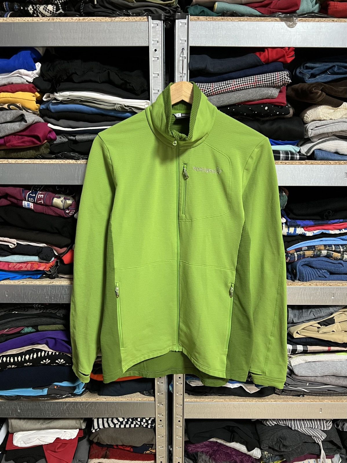 Norrona Fleece Sz M Falketind Warm 1 Jacket 1/4 Zip Sweater