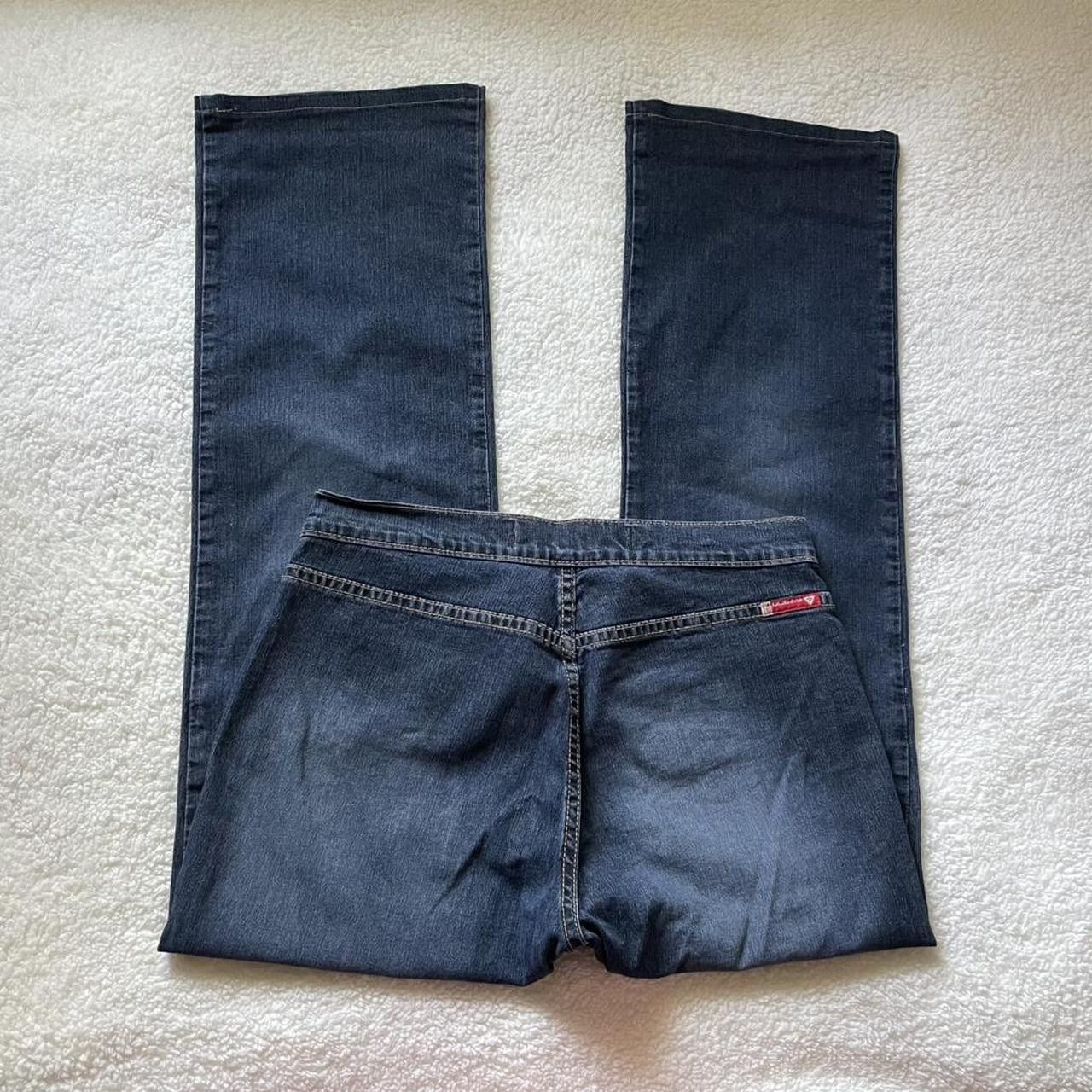 Guess Vintage Guess dark wash blue stretch jeans Size 29" - 2 Thumbnail