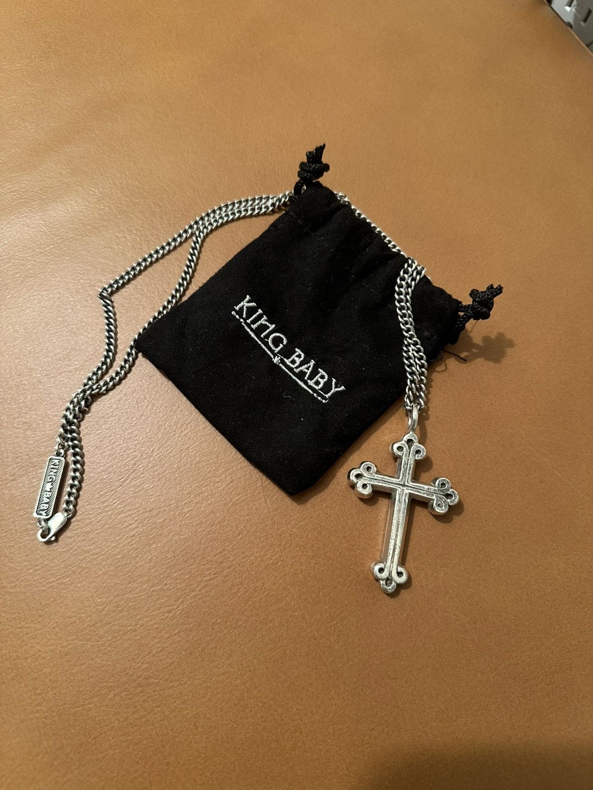 King Baby Studio King Baby Studio Sterling Silver .925 Gothic Cross Necklace Size ONE SIZE - 2 Thumbnail
