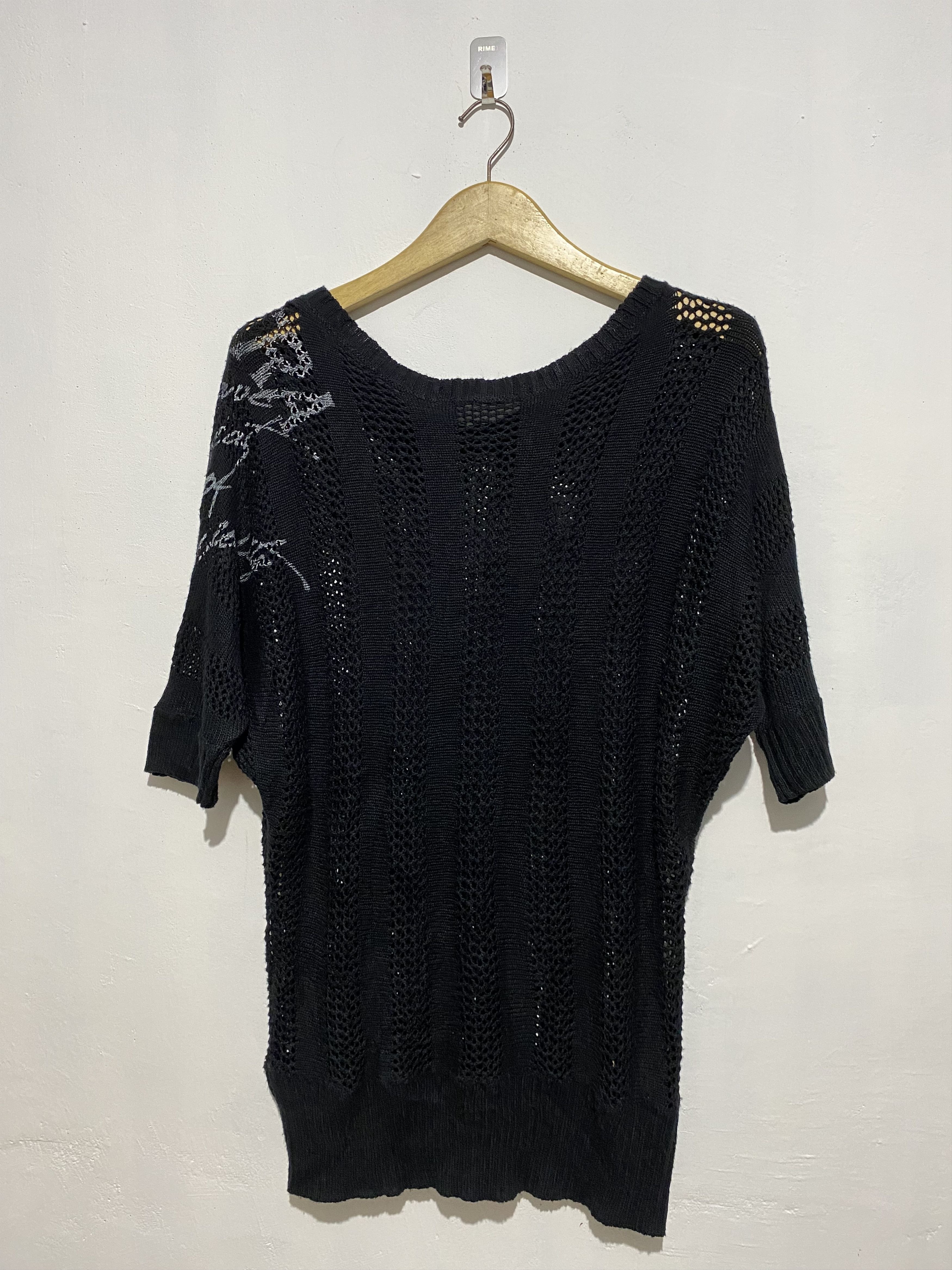 Le Grande Bleu (L.G.B.) × Vintage × Yasuyuki Ishii Japanese GHOST Of HARLEM Fishnet knit ifsixwasnine style Size US L / EU 52-54 / 3 - 7 Thumbnail