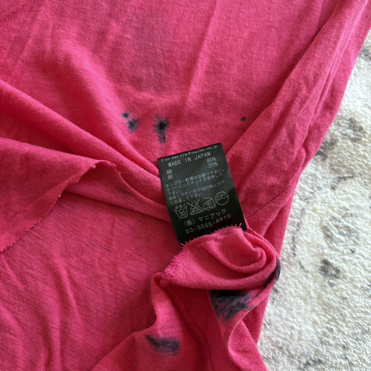 If Six Was Nine Wired Tie Dye Tank Top Shirt Pink Size 1