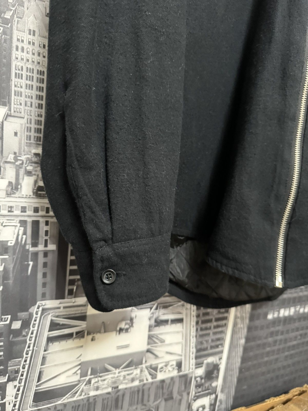 Essentials × FOG × Fear of God 🔥Fear of God Essentials OG Quilted Jacket SZ Medium Black Size US M / EU 48-50 / 2 - 4 Thumbnail